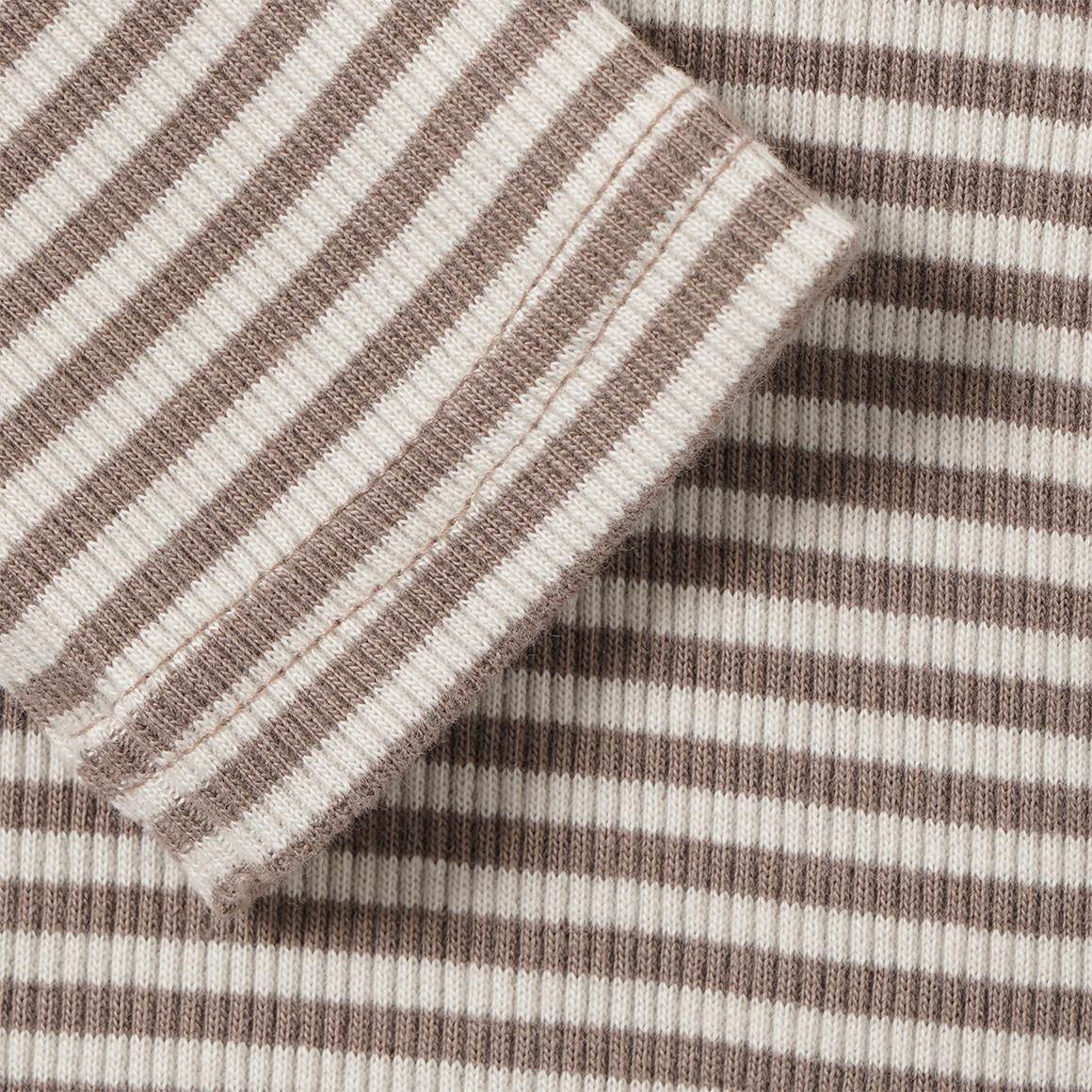Newborn Langarmshirt mit Rippstruktur