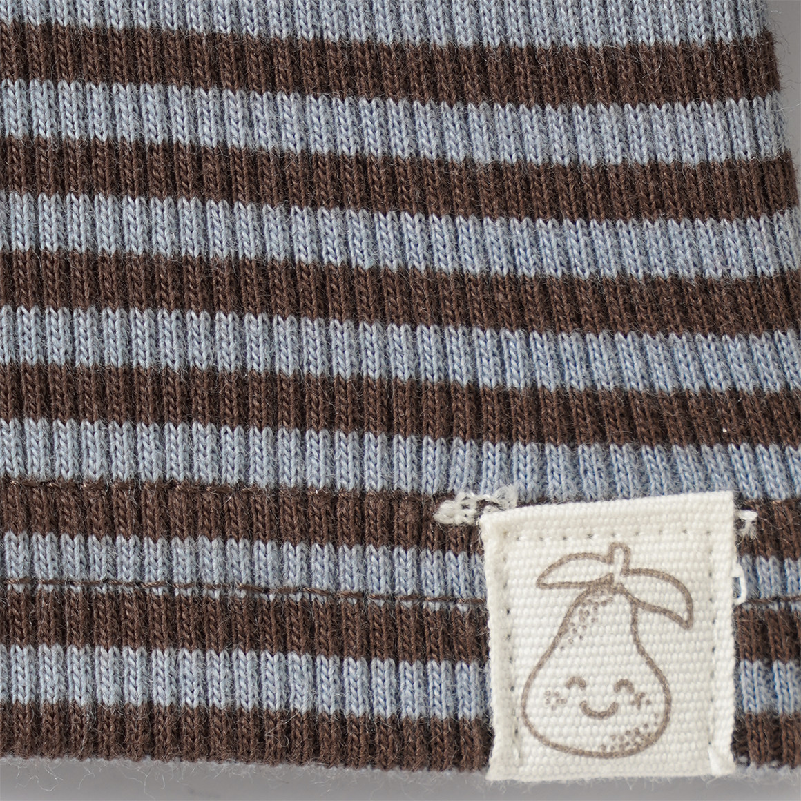 Newborn Langarmshirt mit Rippstruktur