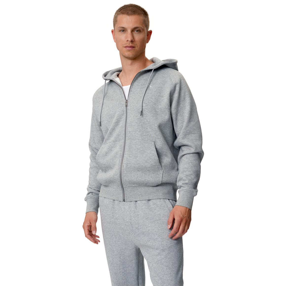 Heren-sweatjack met capuchon