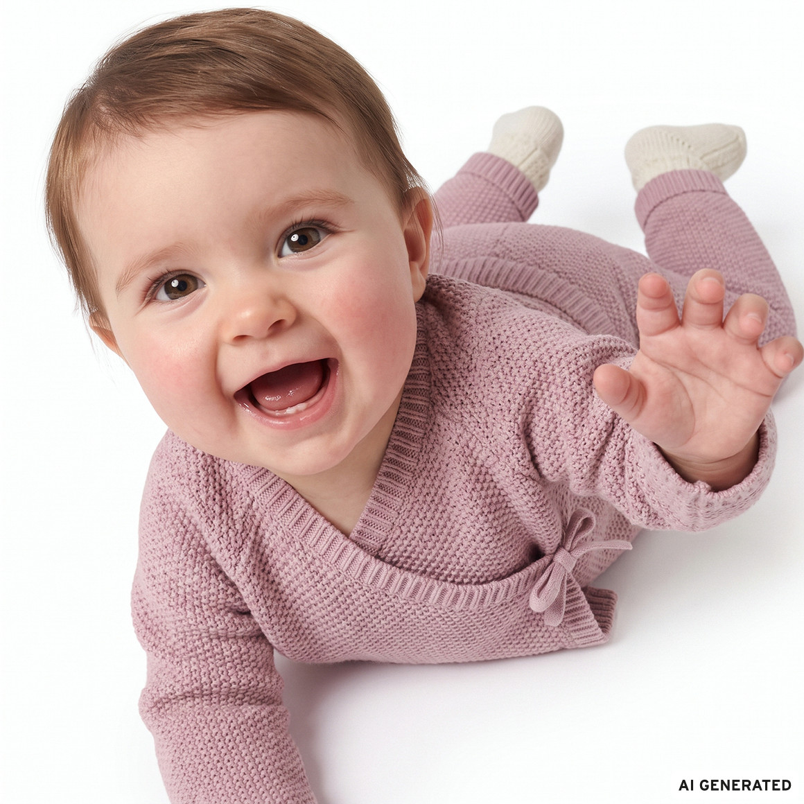Newborn Strickhose mit Schlupfbund