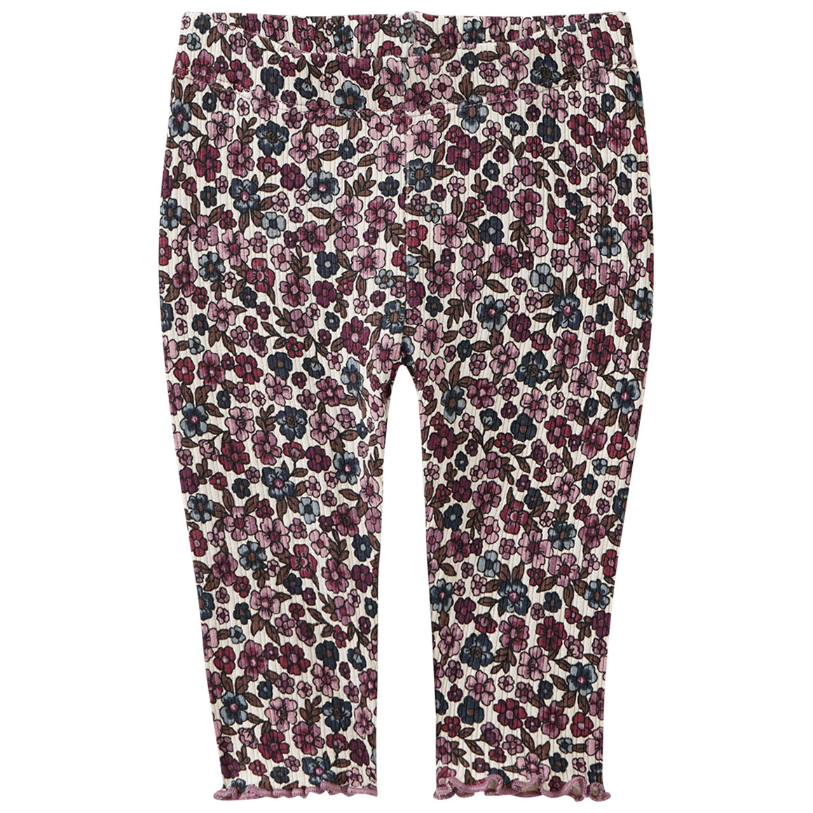 Newborn Leggings mit Rippstruktur