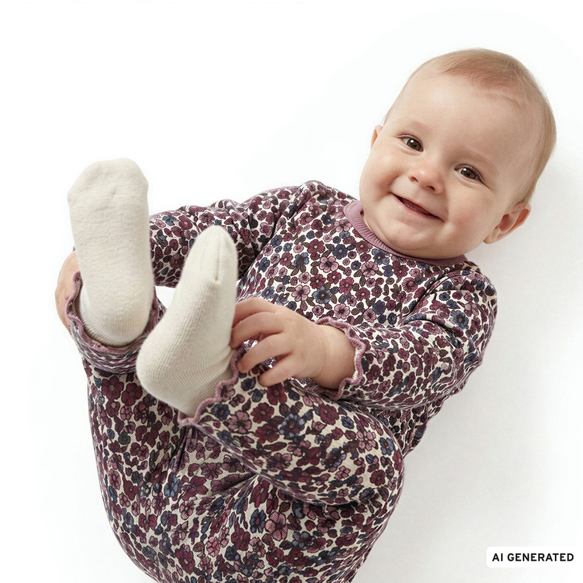 Newborn Leggings mit Rippstruktur