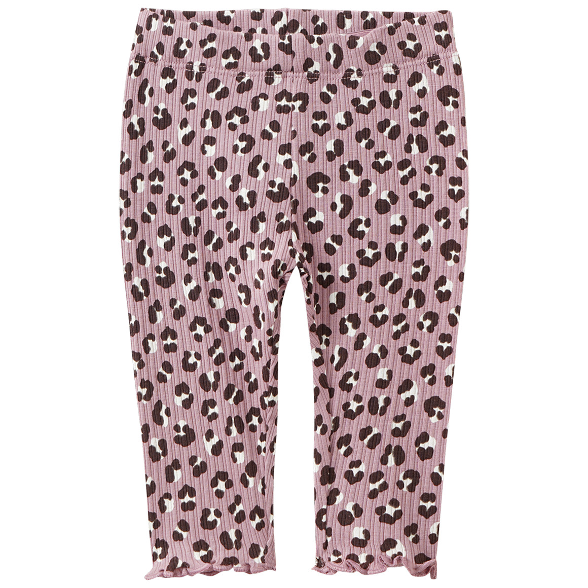Newborn Leggings mit Rippstruktur