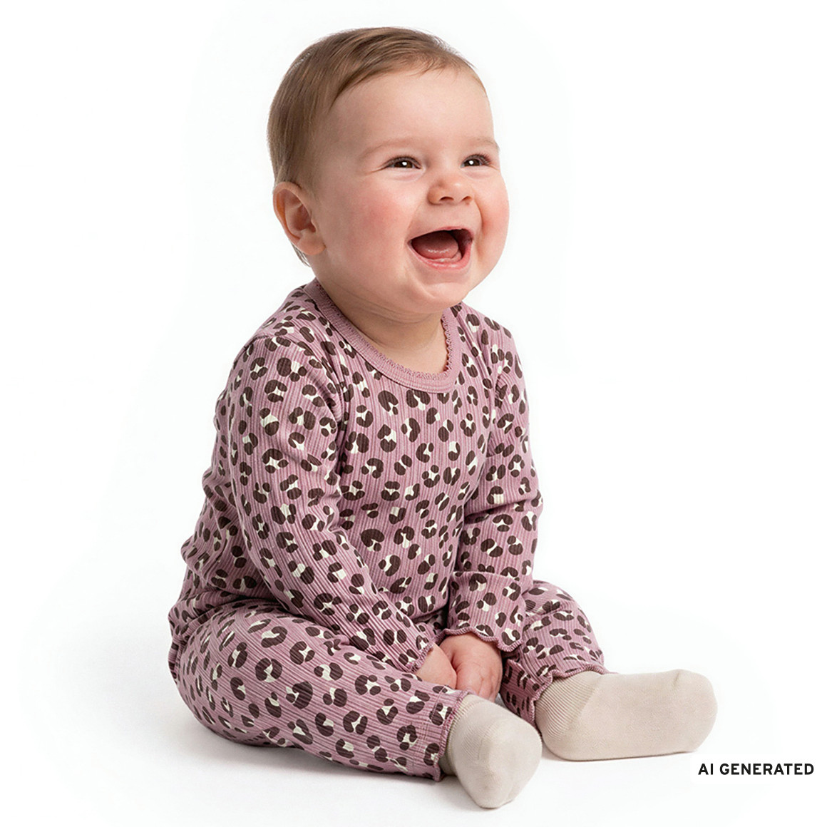 Newborn Leggings mit Rippstruktur