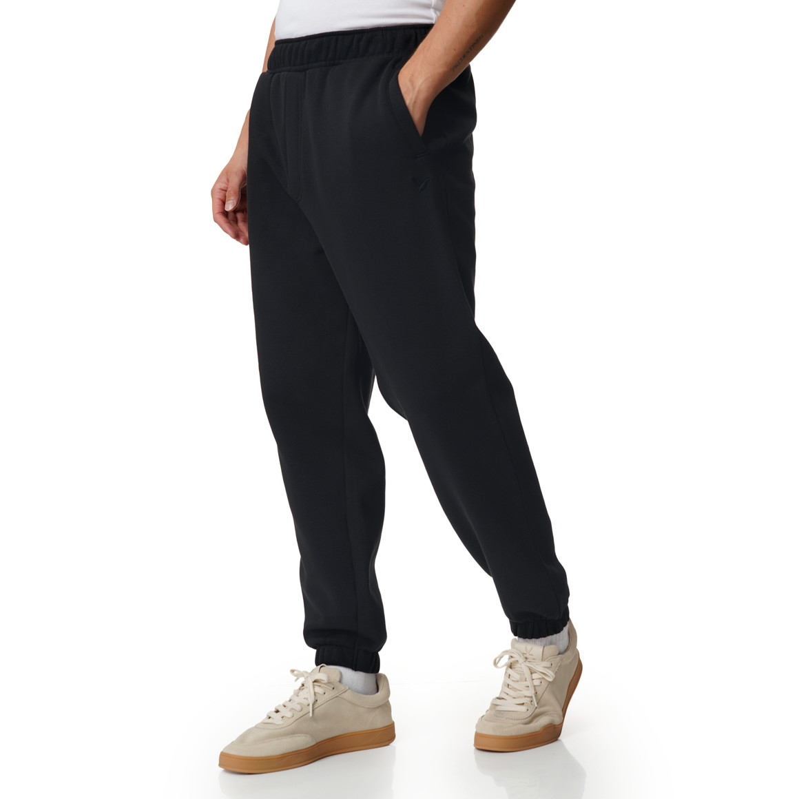 Joggingbroek voor heren met gemêleerd effect