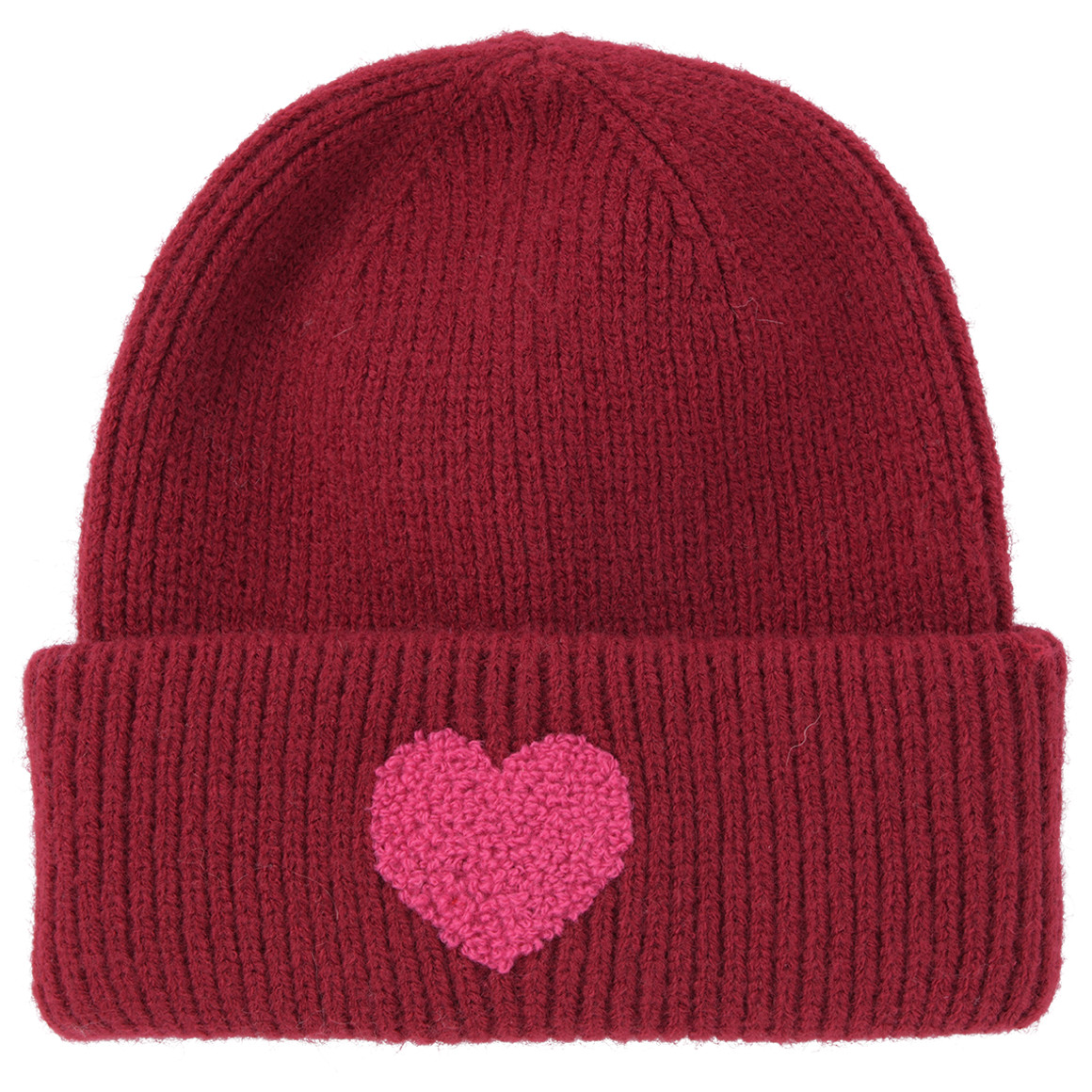Mädchen Strickmütze mit Applikation