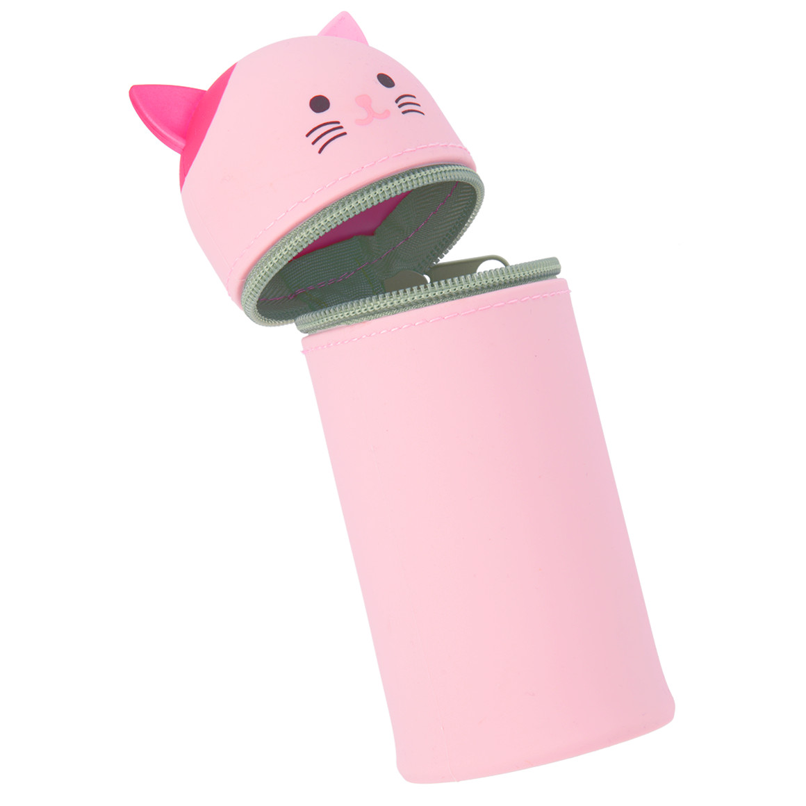Stifteetui Katze aus Silikon