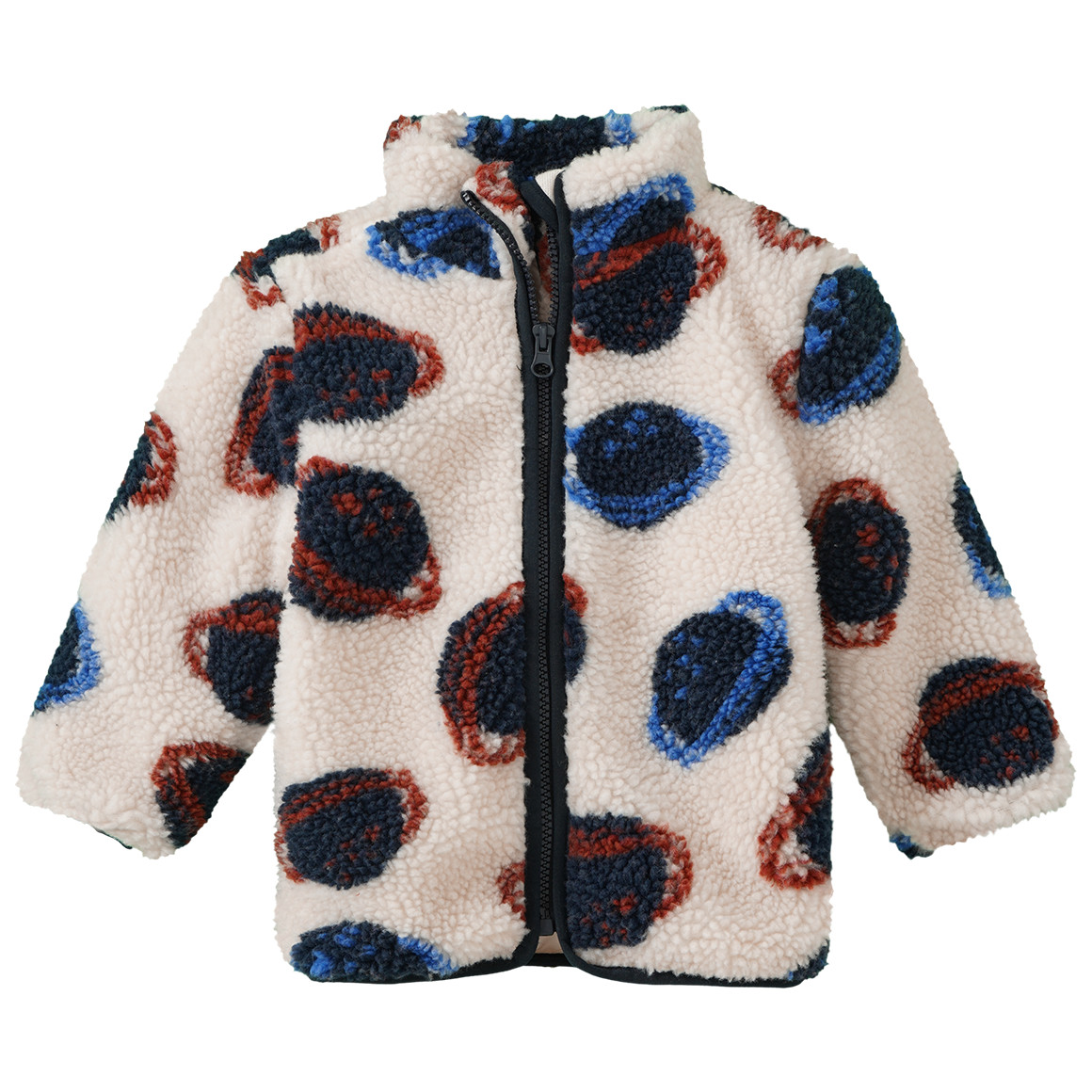 Baby Teddyjacke mit Planeten-Motiven