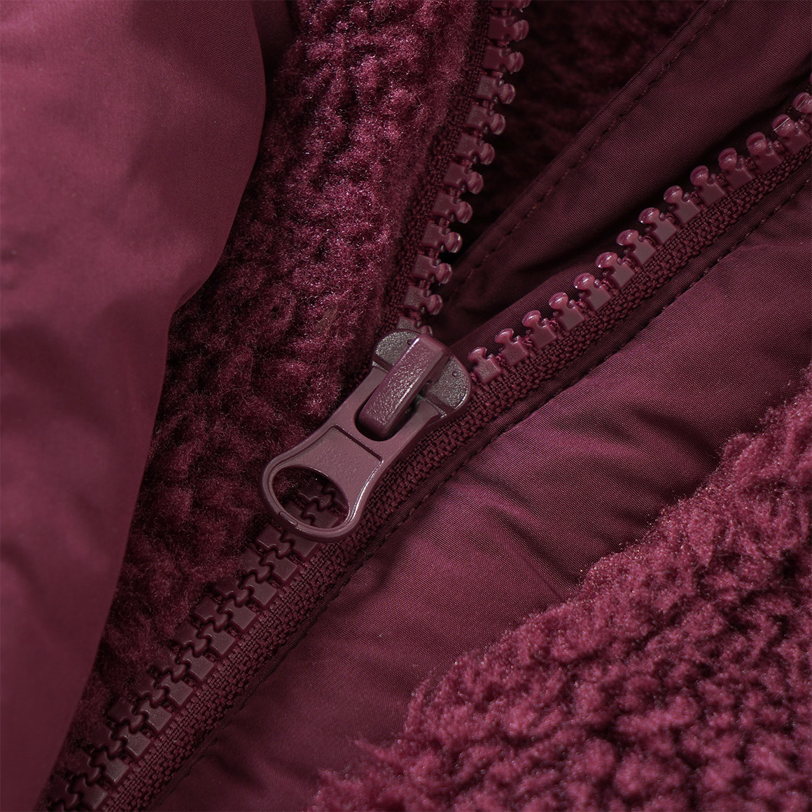 Mädchen Jacke mit Teddyplüsch