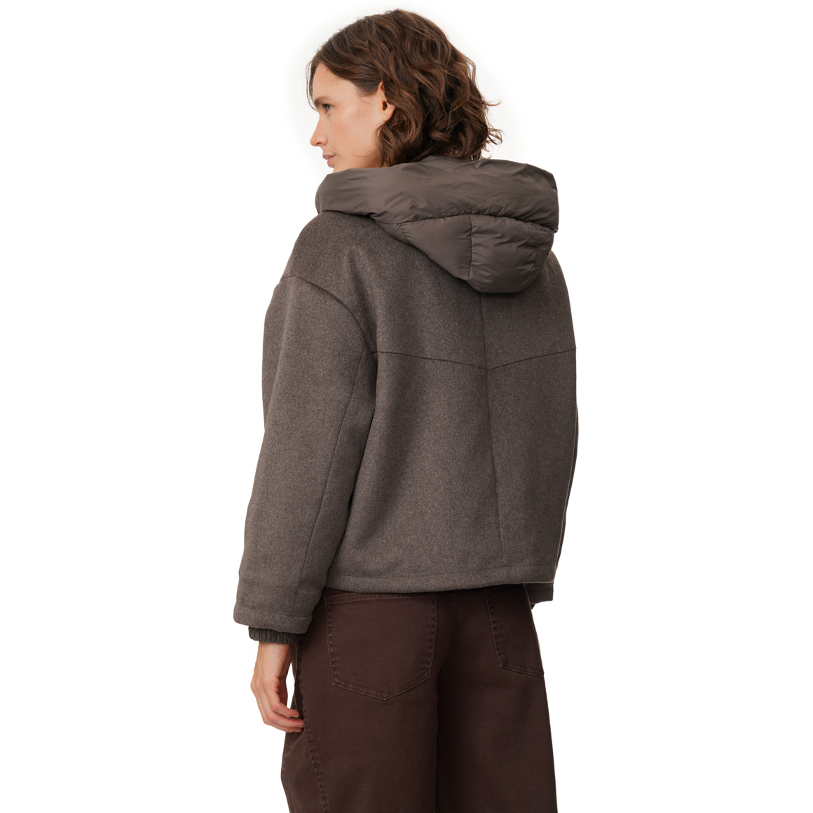 Damen Jacke mit Steppeinsatz