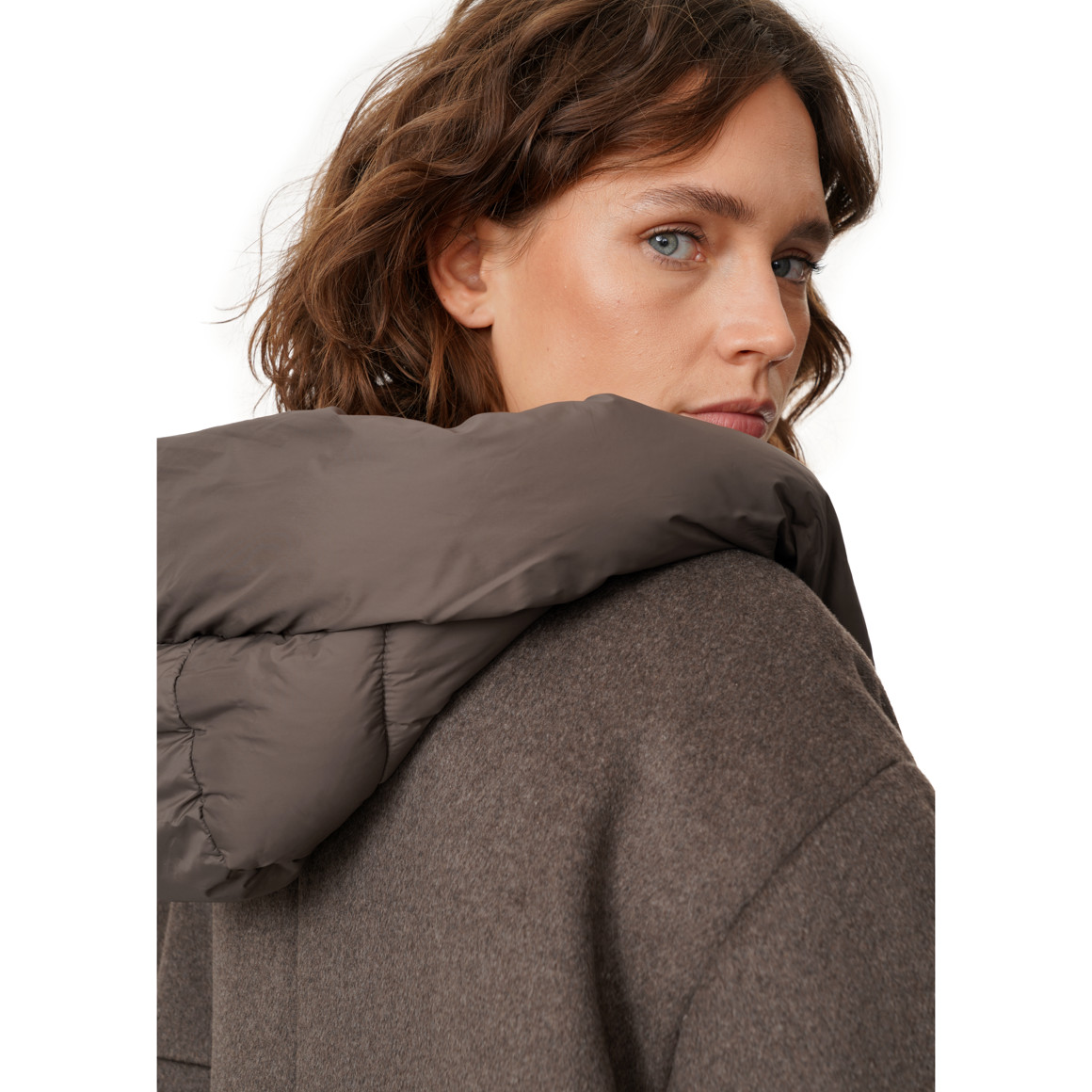 Damen Jacke mit Steppeinsatz