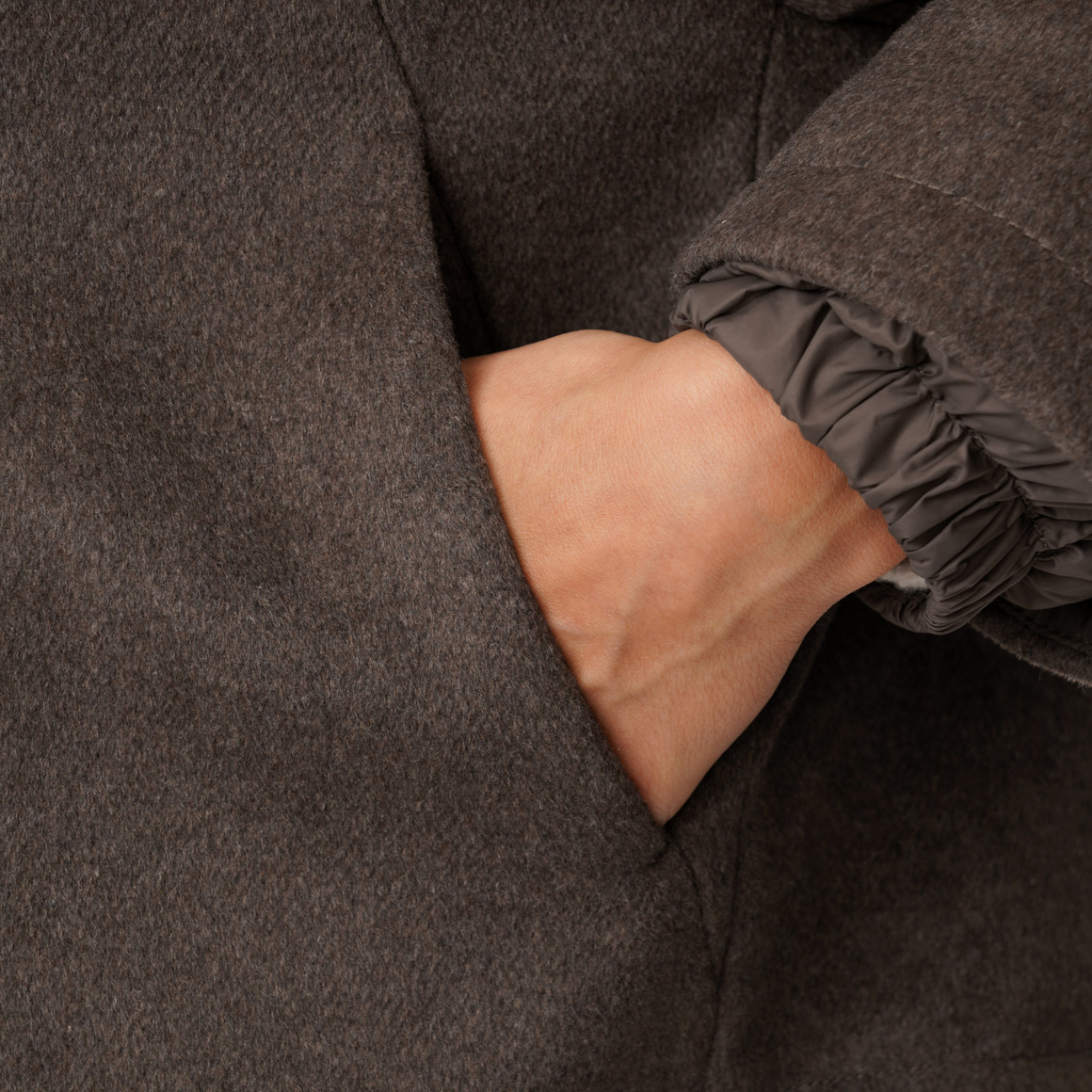 Damen Jacke mit Steppeinsatz