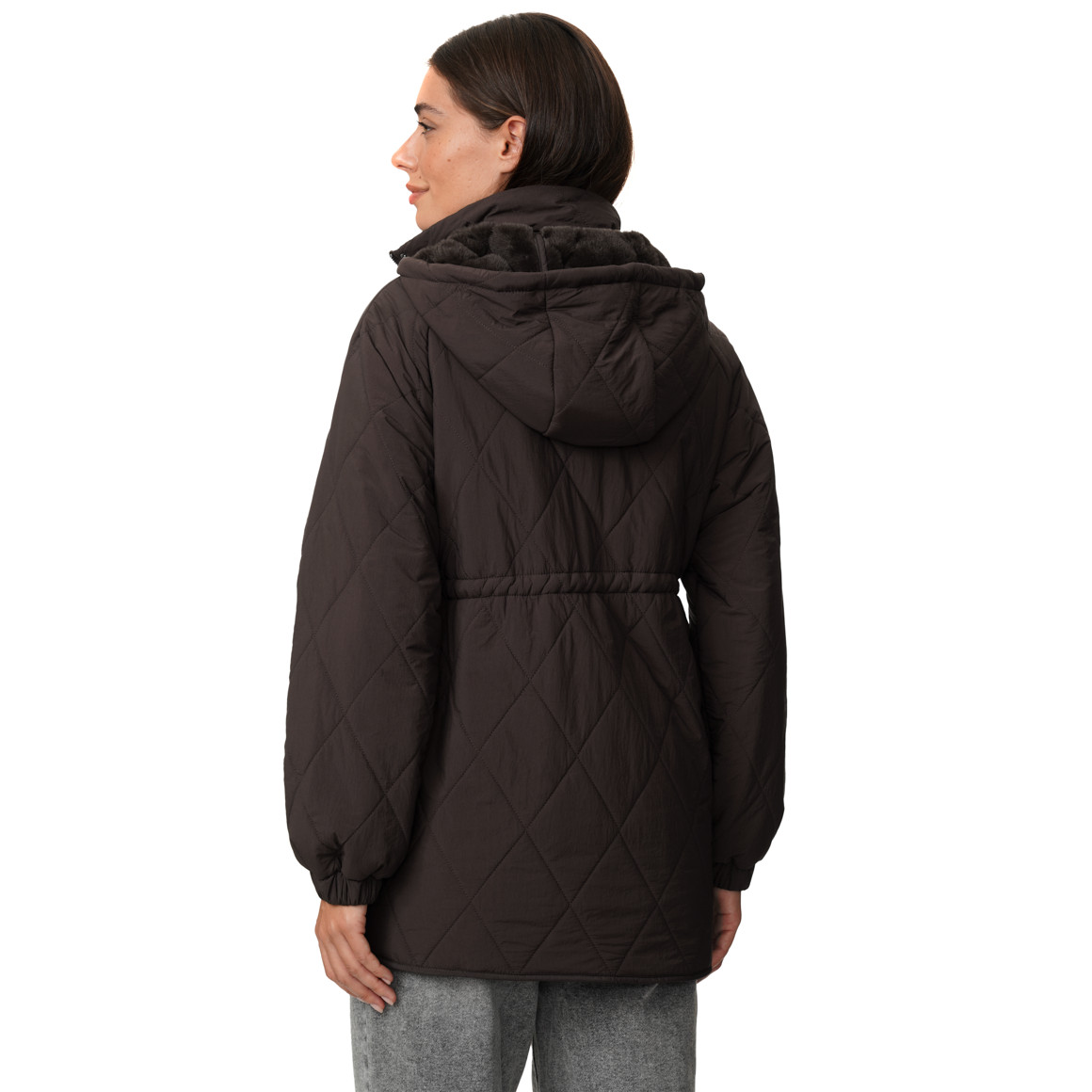Damen Steppjacke mit Kapuze