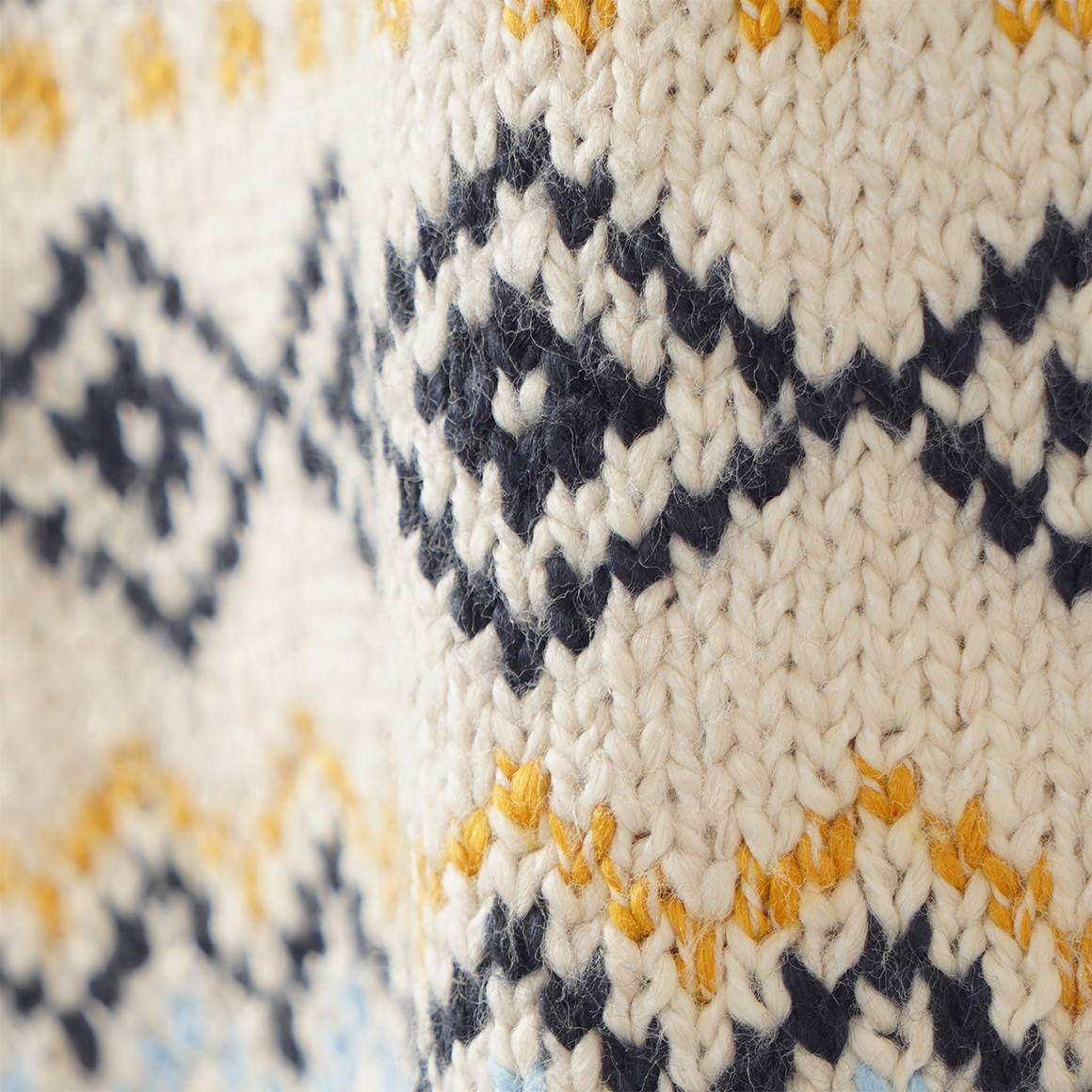 Jungen Strickpullover mit Norwegermuster