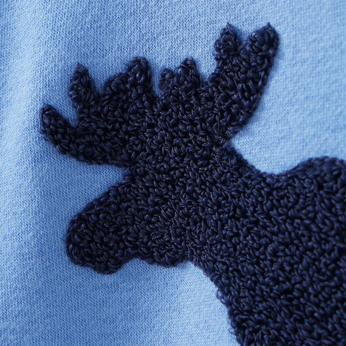 Jungen Sweatshirt mit Frottee-Applikation