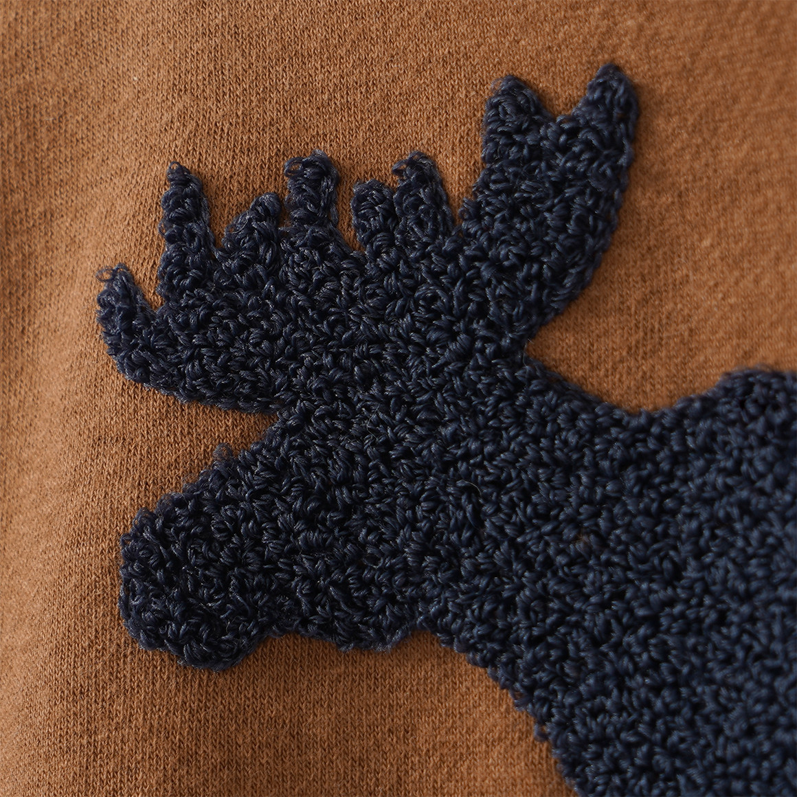 Jungen Sweatshirt mit Frottee-Applikation
