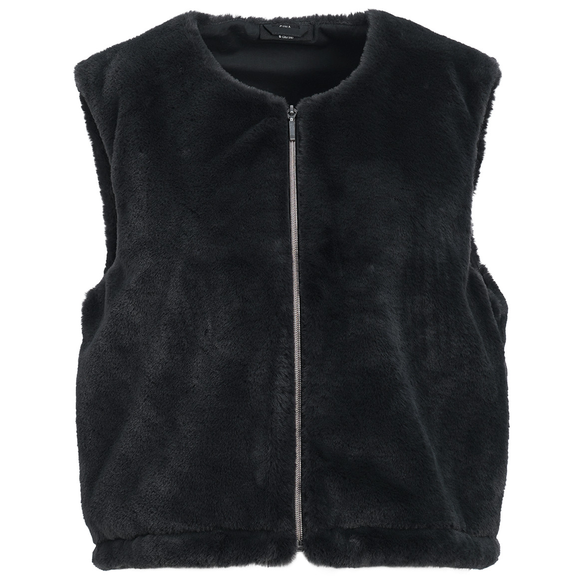 Damesvest van imitatiebont