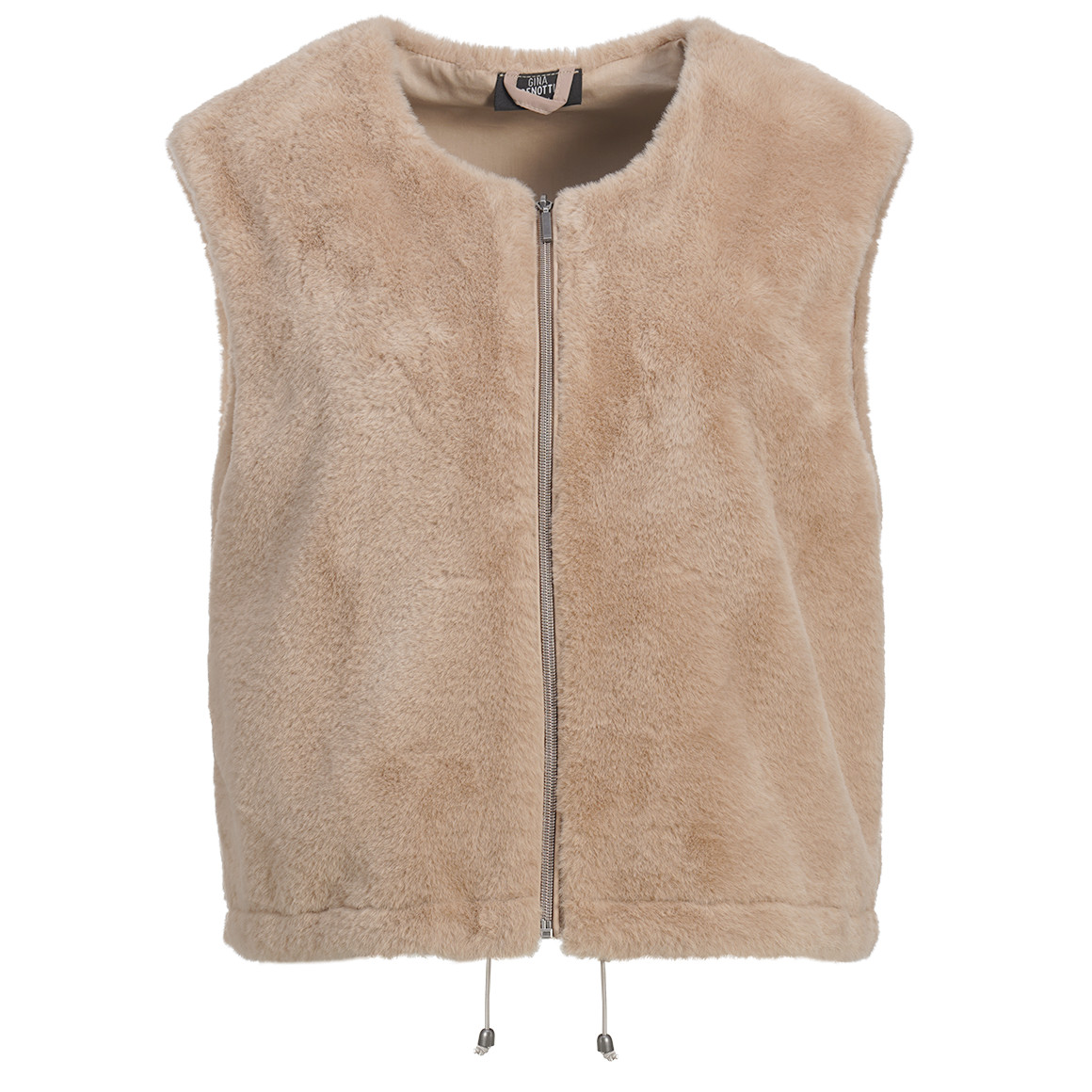 Damesvest van imitatiebont
