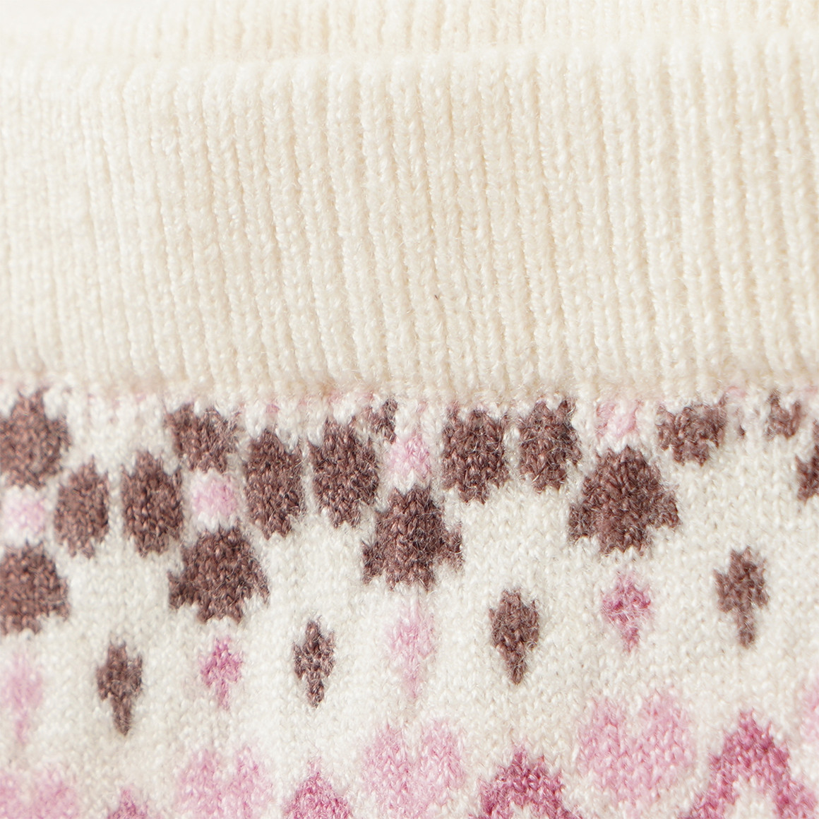 Mädchen Strickleggings mit Norwegermuster