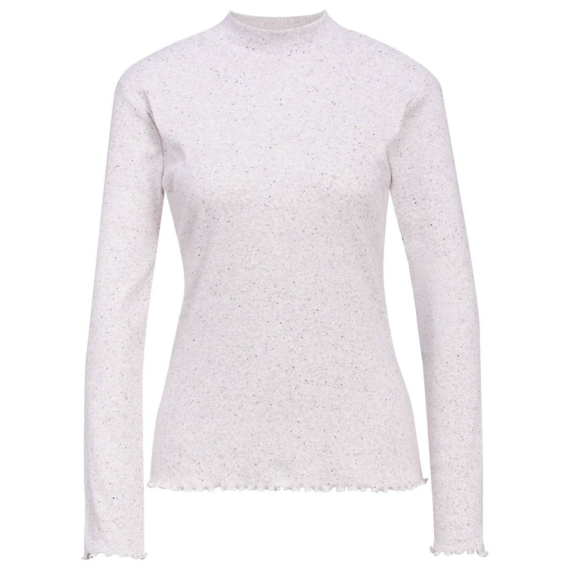 Damen Langarmshirt mit Noppengarn