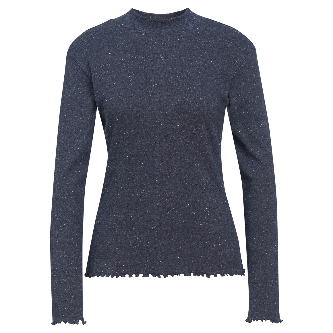 Damen Langarmshirt mit Noppengarn