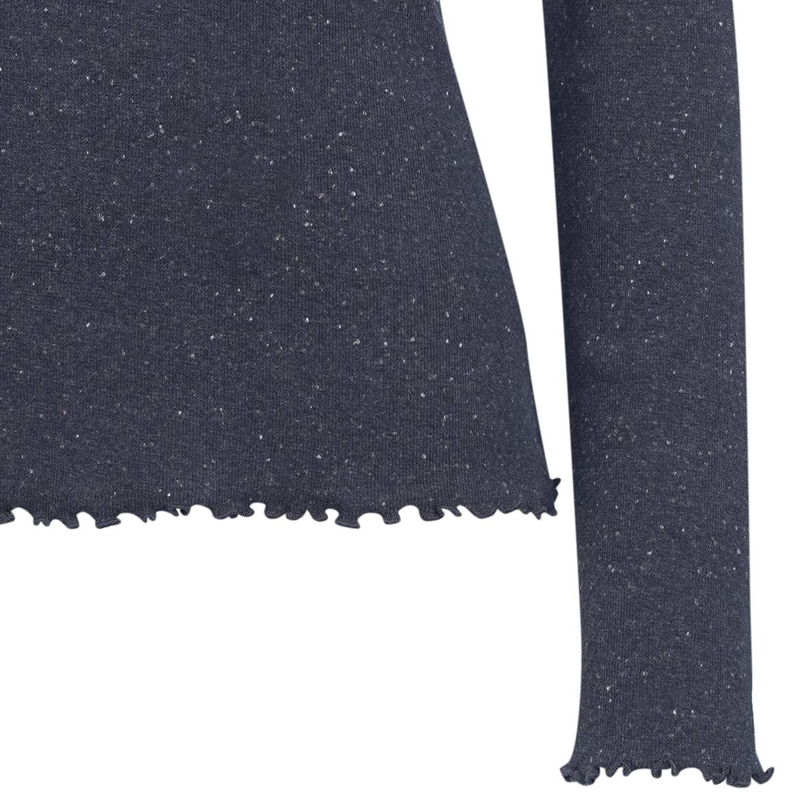 Damen Langarmshirt mit Noppengarn