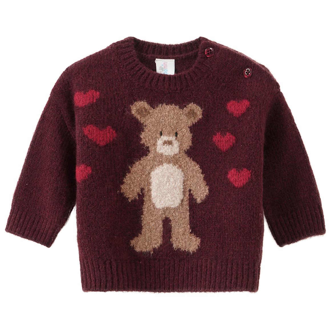 Newborn Strickpullover mit Bären-Motiv
