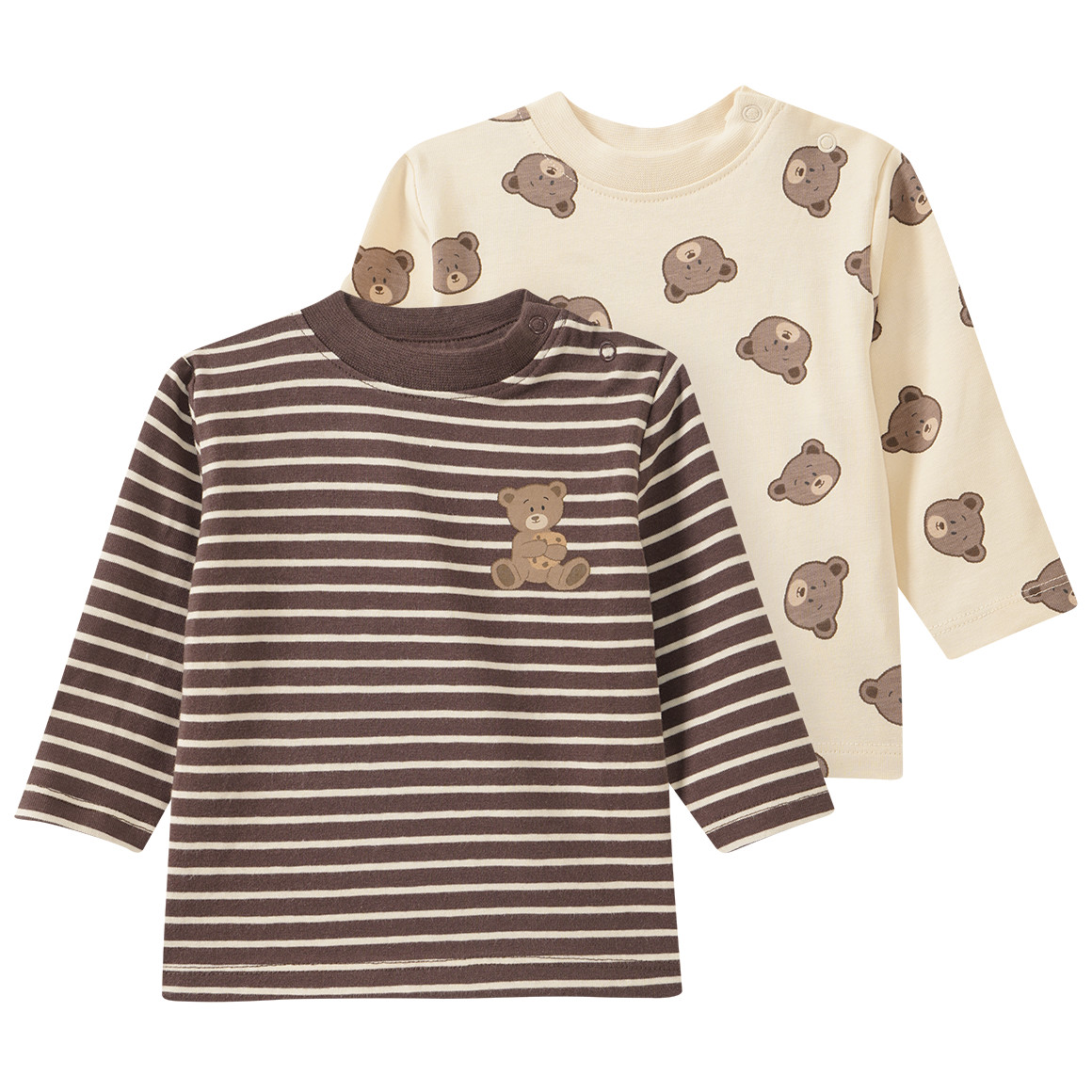2 Newborn Langarmshirts im Set