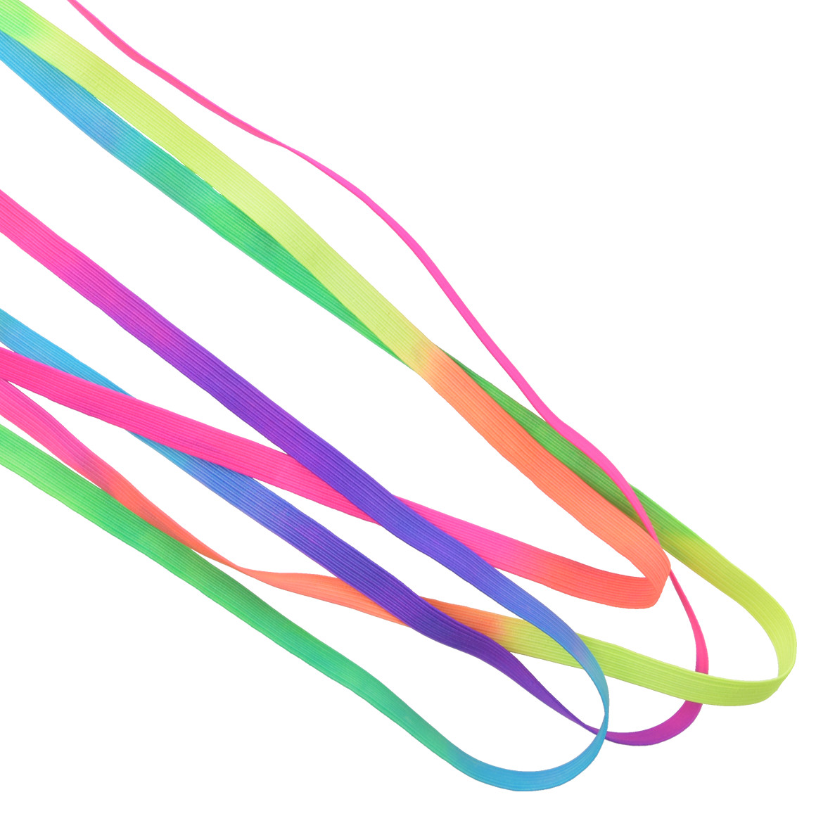Gummitwist in Regenbogen-Optik