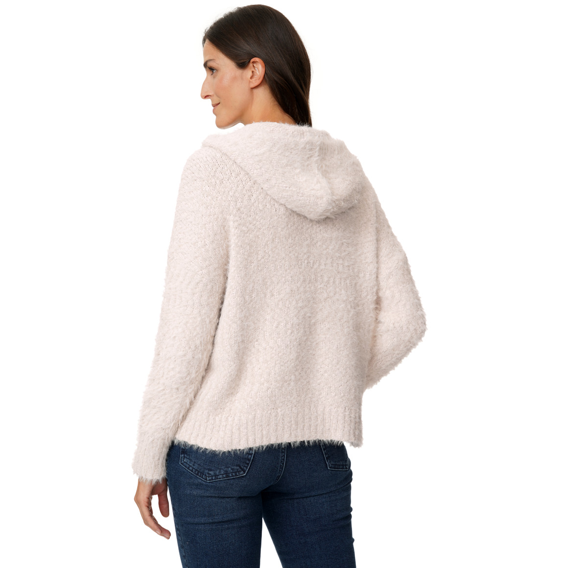 Damesvest met capuchon