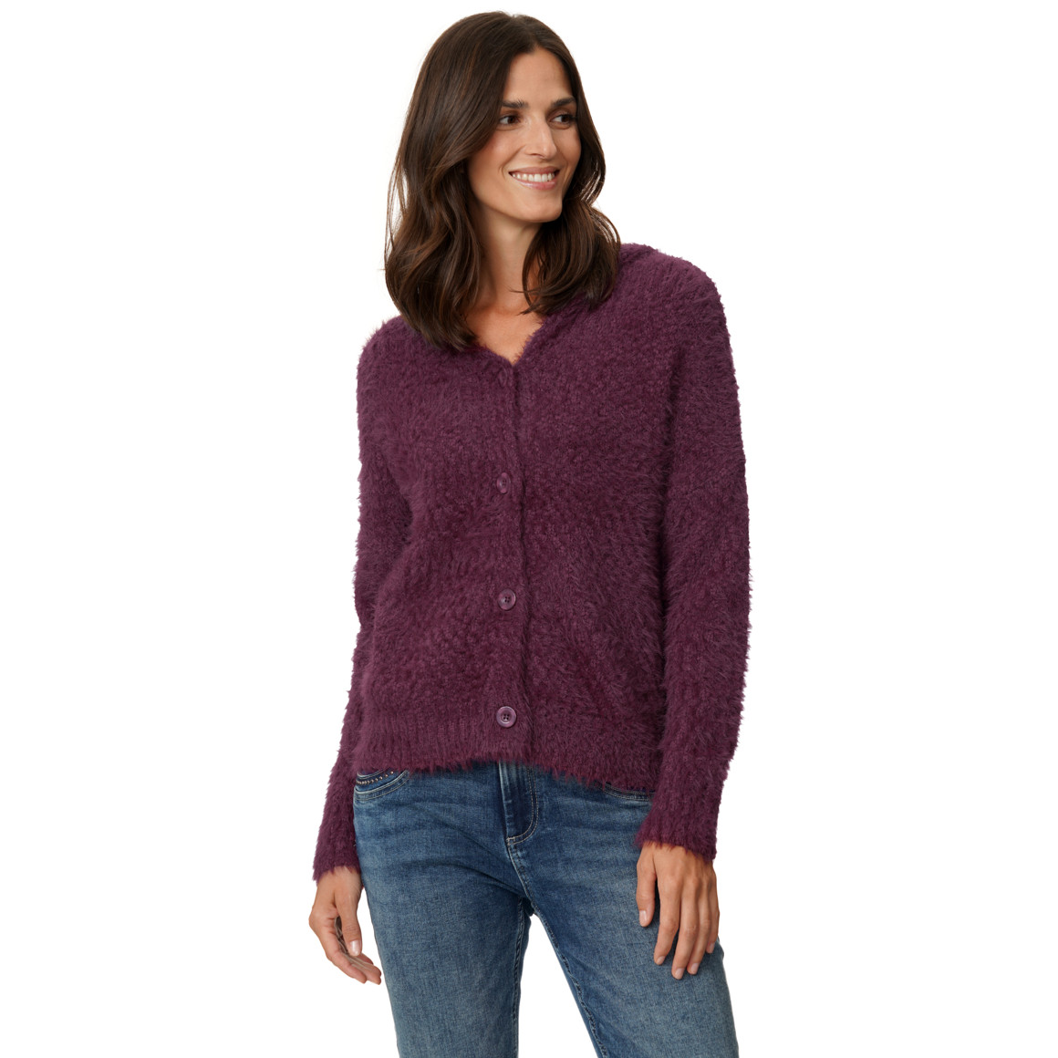 Damesvest met capuchon