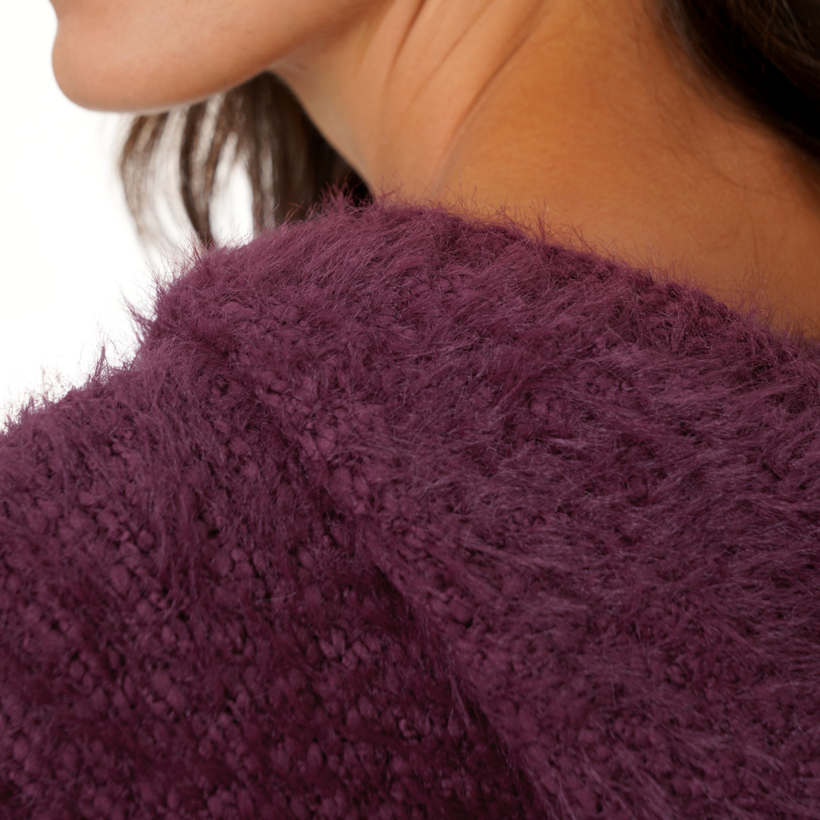Damesvest met capuchon