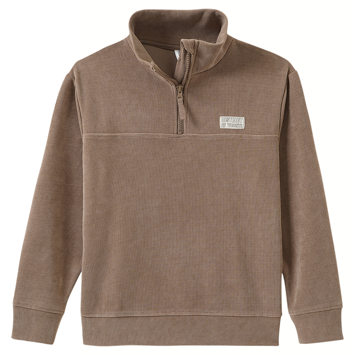 Jungen Cordshirt mit Troyerkragen