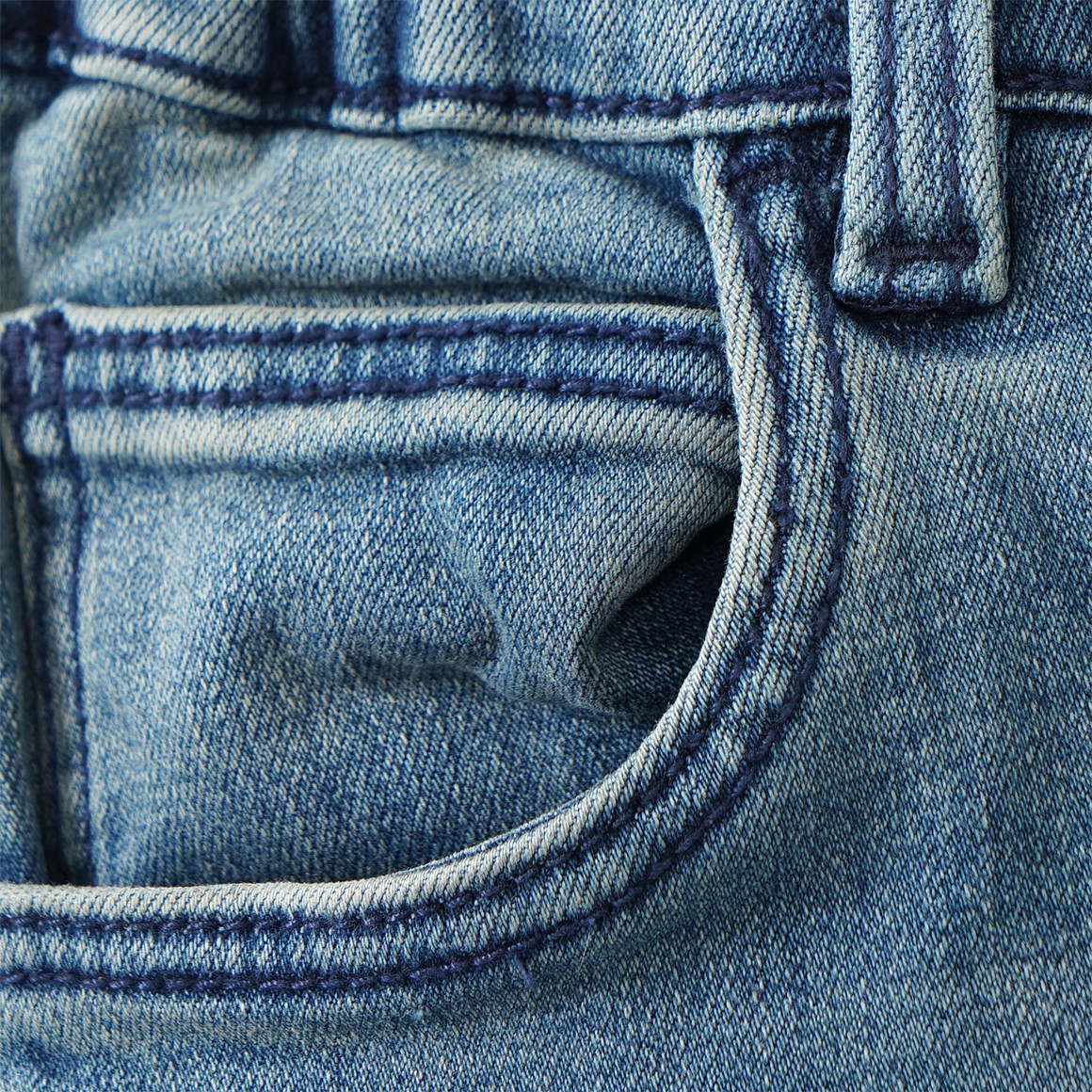 Jungen Loose-fit-Jeans mit Gummibund