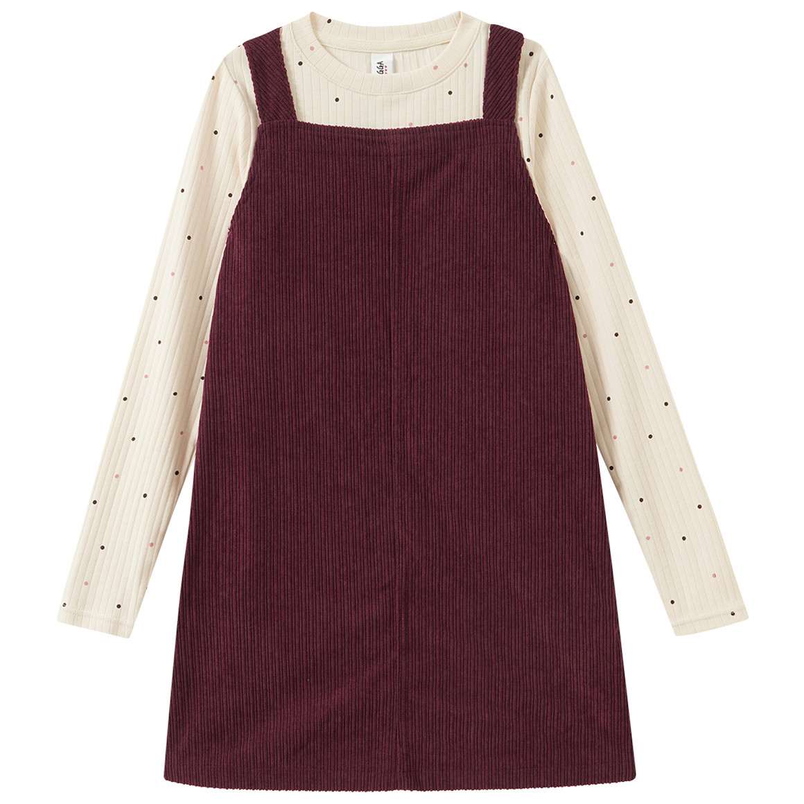 Mädchen Set mit Punkte-Muster
