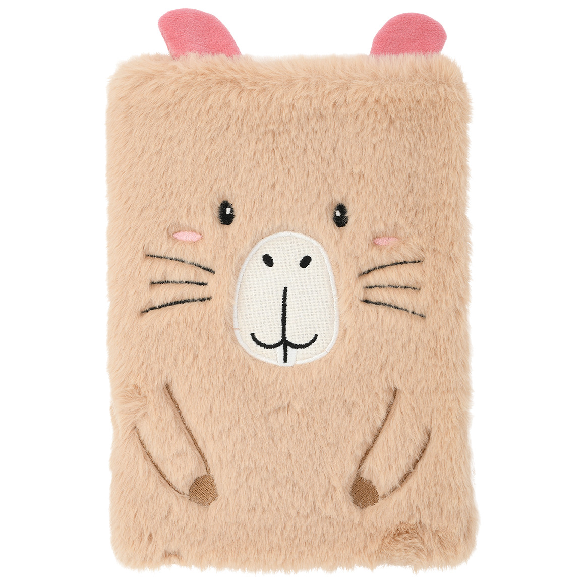 Notizbuch aus Plüsch Capybara