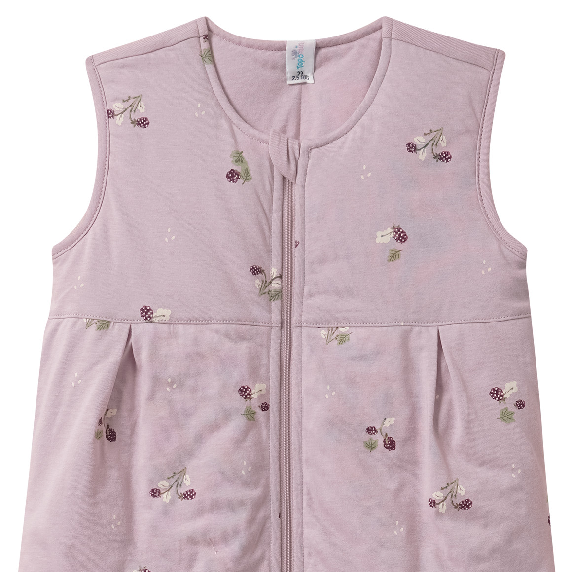 Baby Schlafsack mit Himbeer-Allover