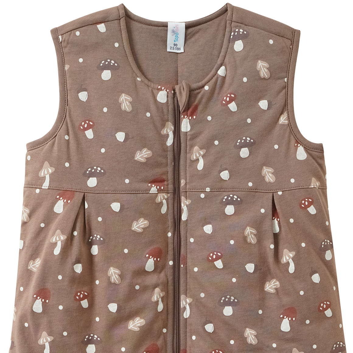 Baby Schlafsack mit Pilz-Allover