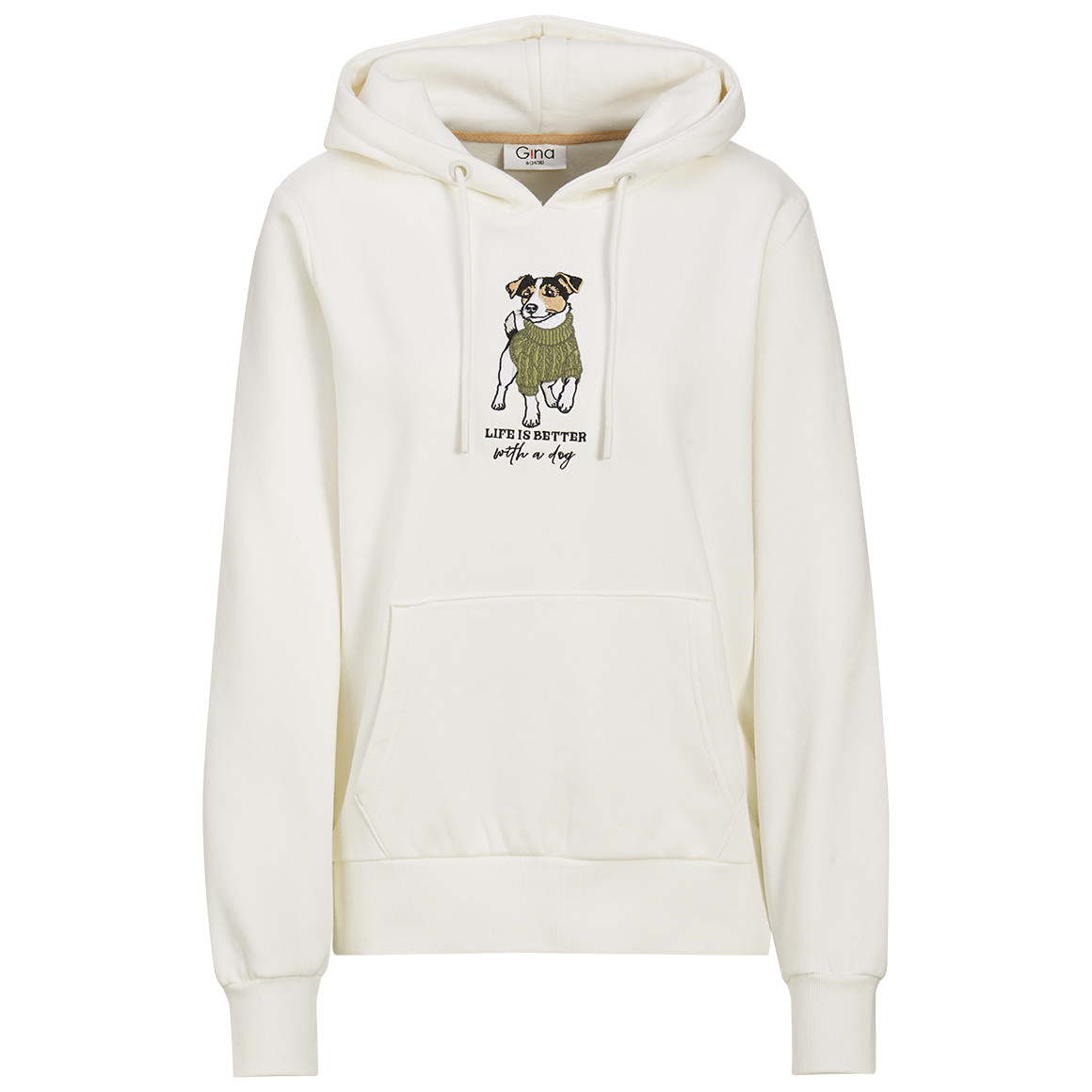 Damen Hoodie mit Applikation