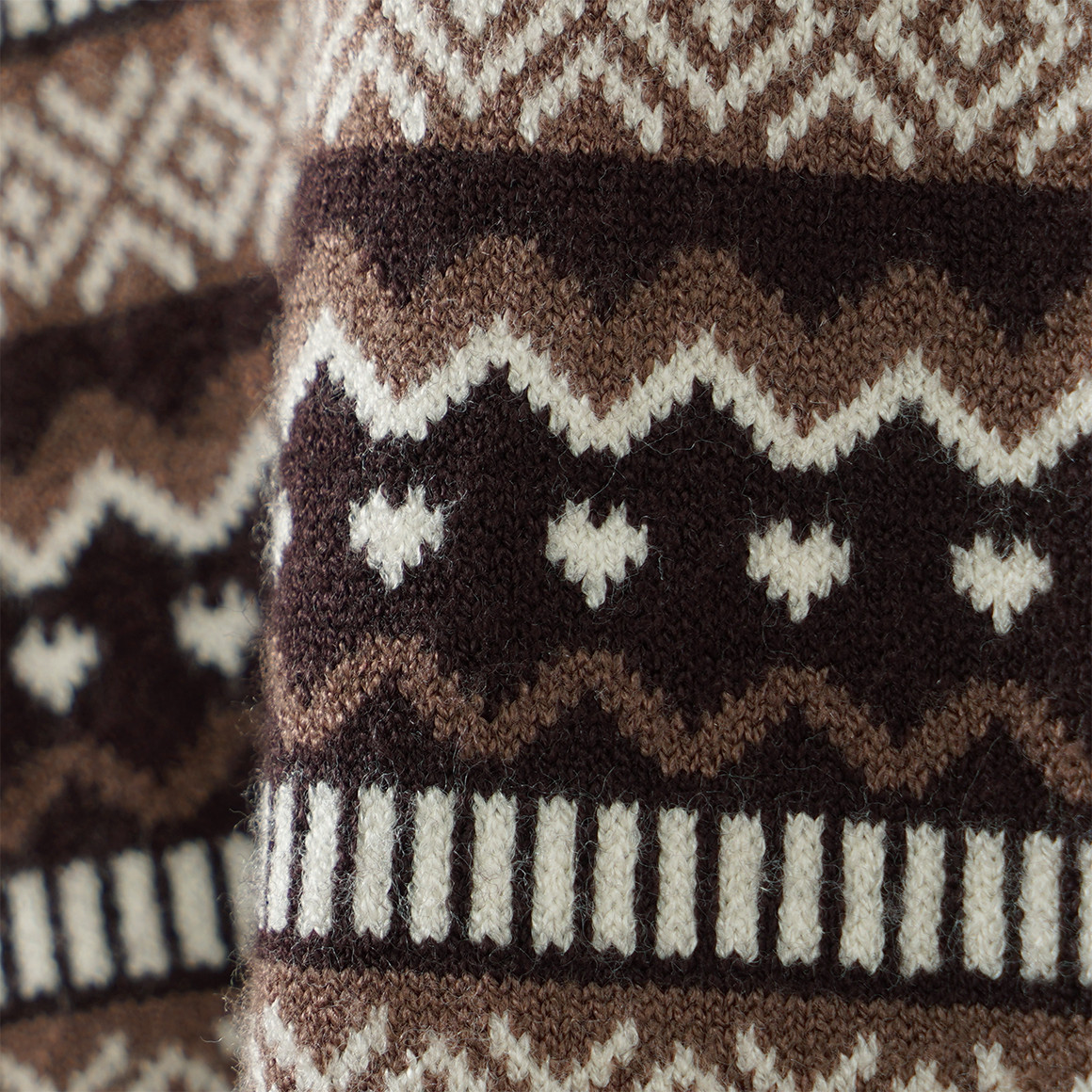 Mädchen Strickleggings mit Norwegermuster