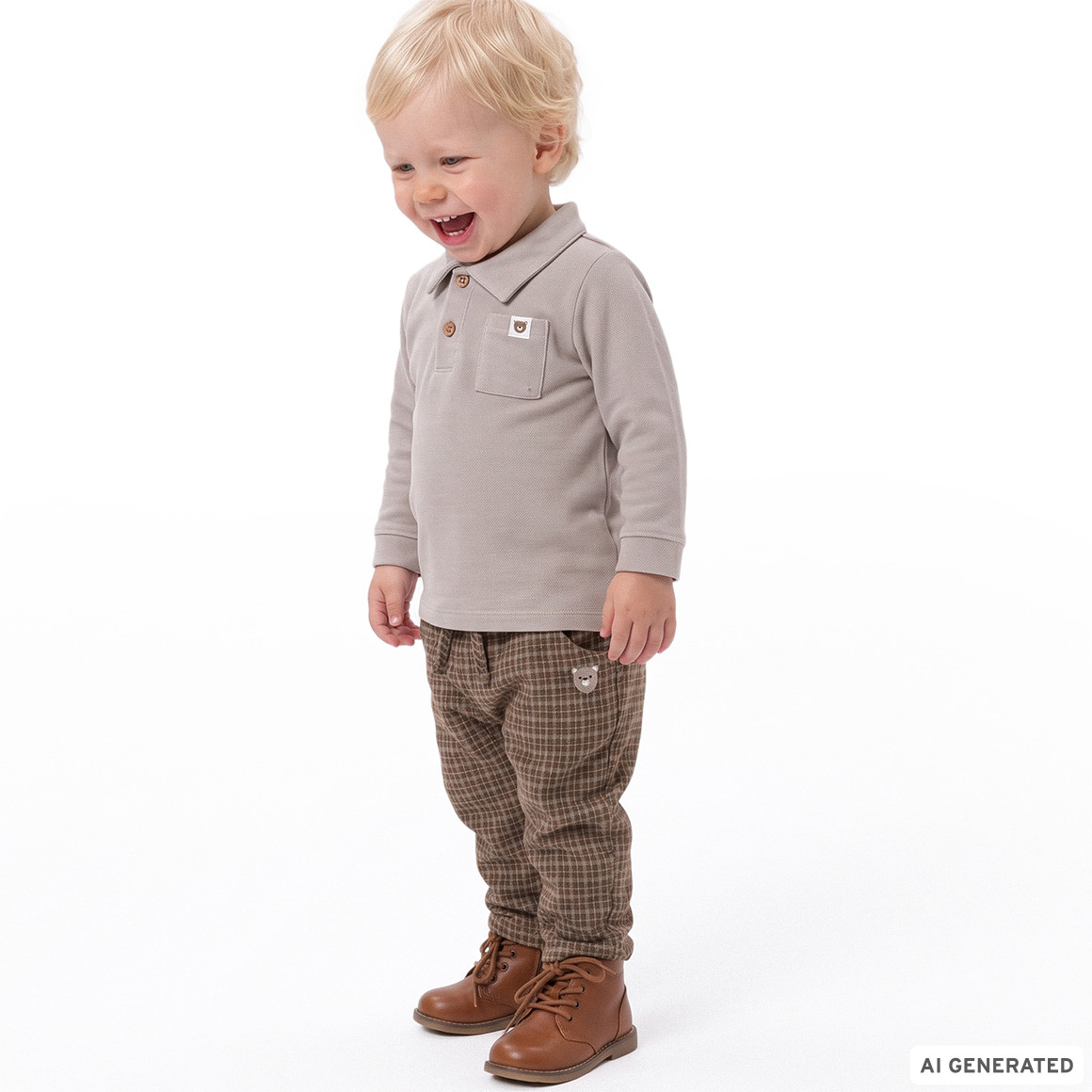 Baby Hose mit Karo-Muster