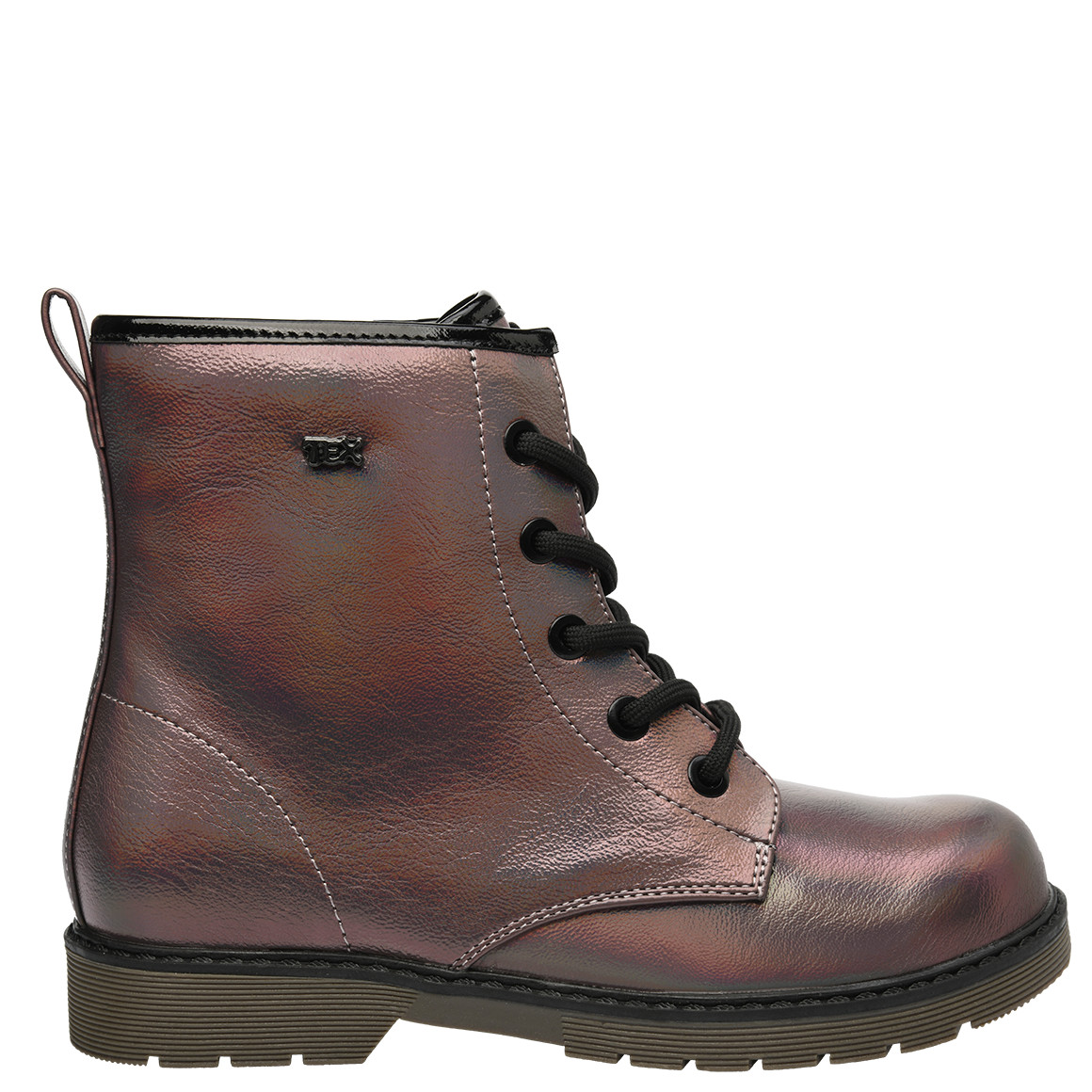 Mädchen Stiefeletten mit Metallic-Glanz