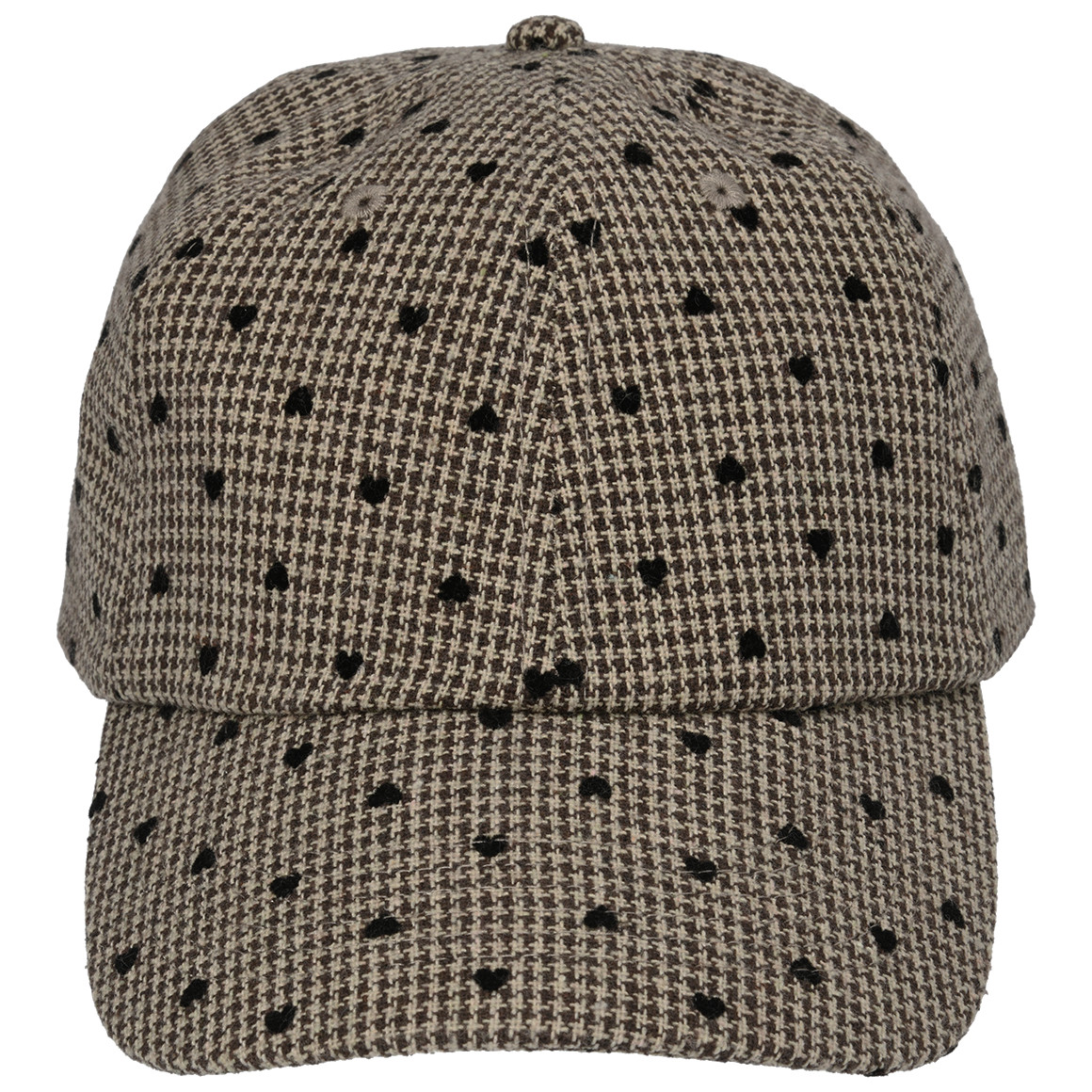 Damen Kappe mit Karo-Muster