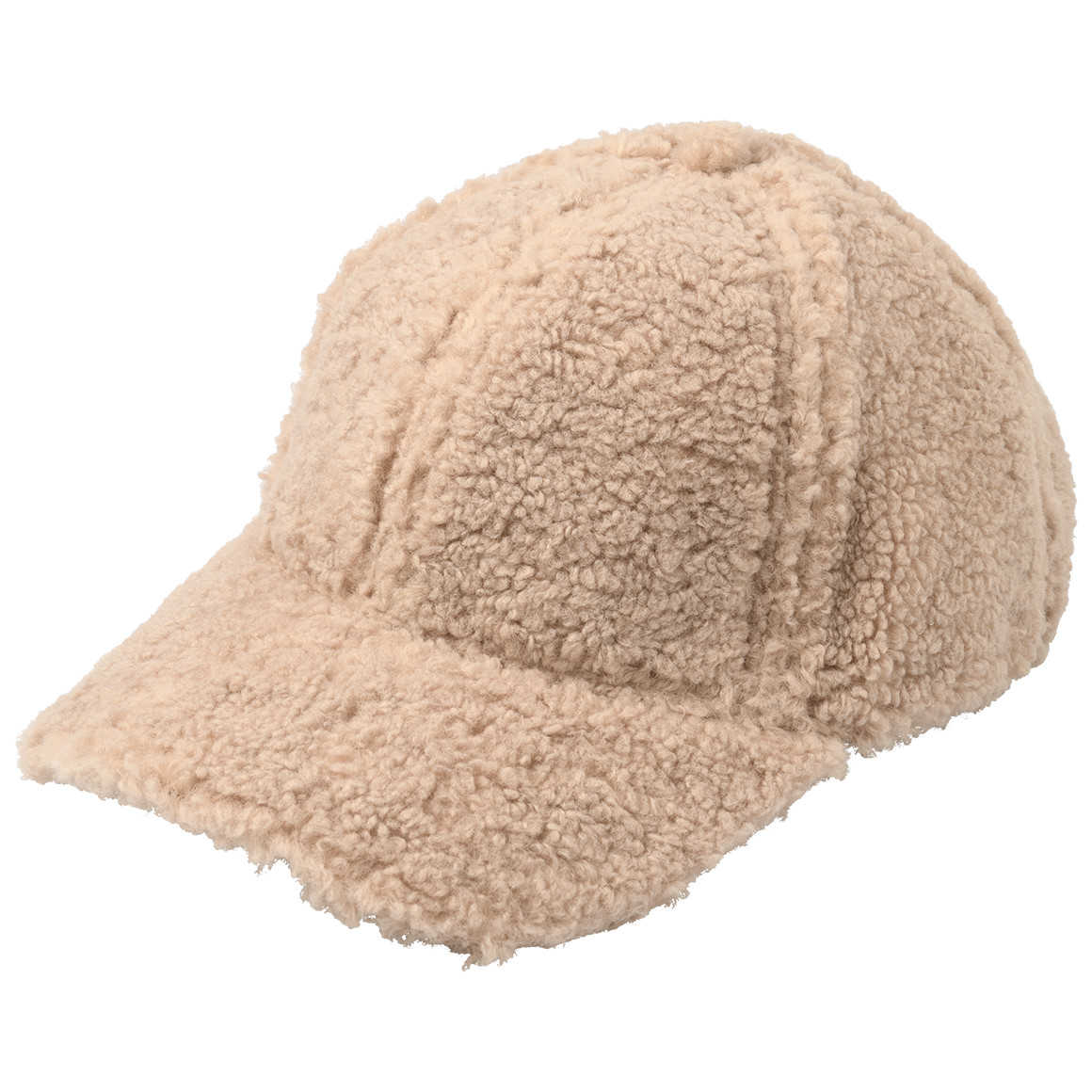 Damen Kappe mit Teddy-Struktur