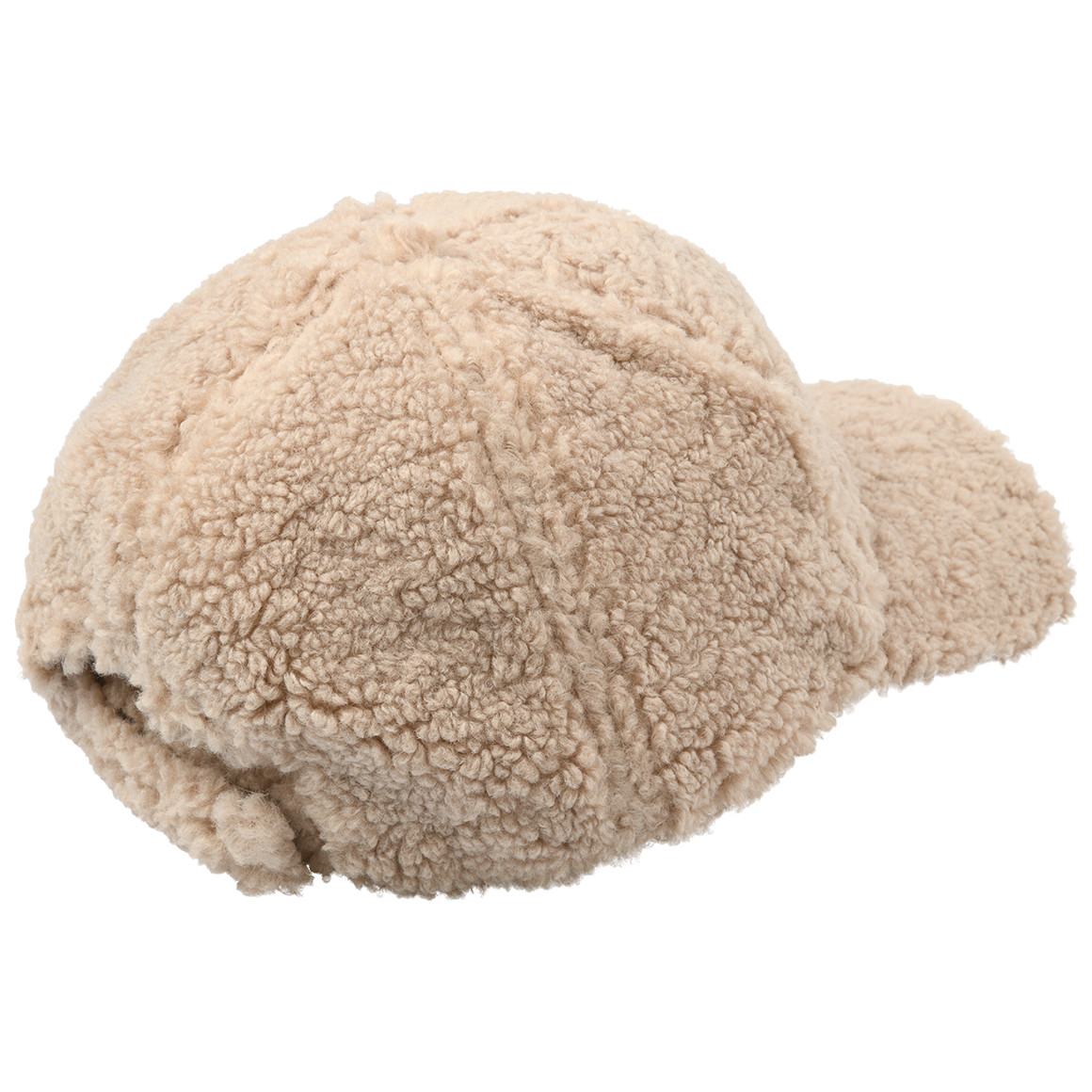 Damen Kappe mit Teddy-Struktur