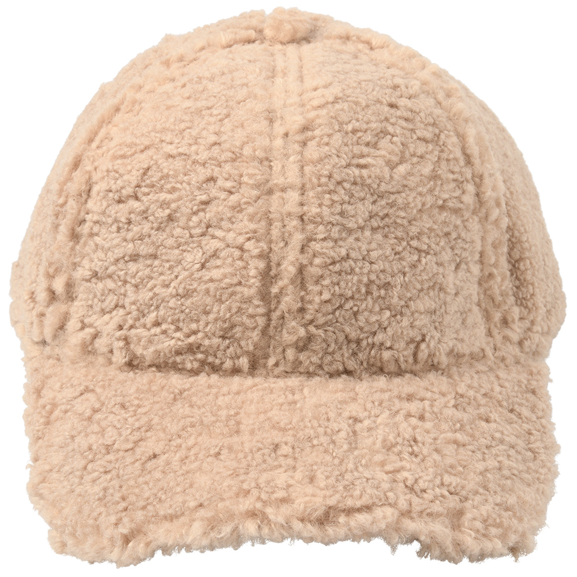 Damen Kappe mit Teddy-Struktur