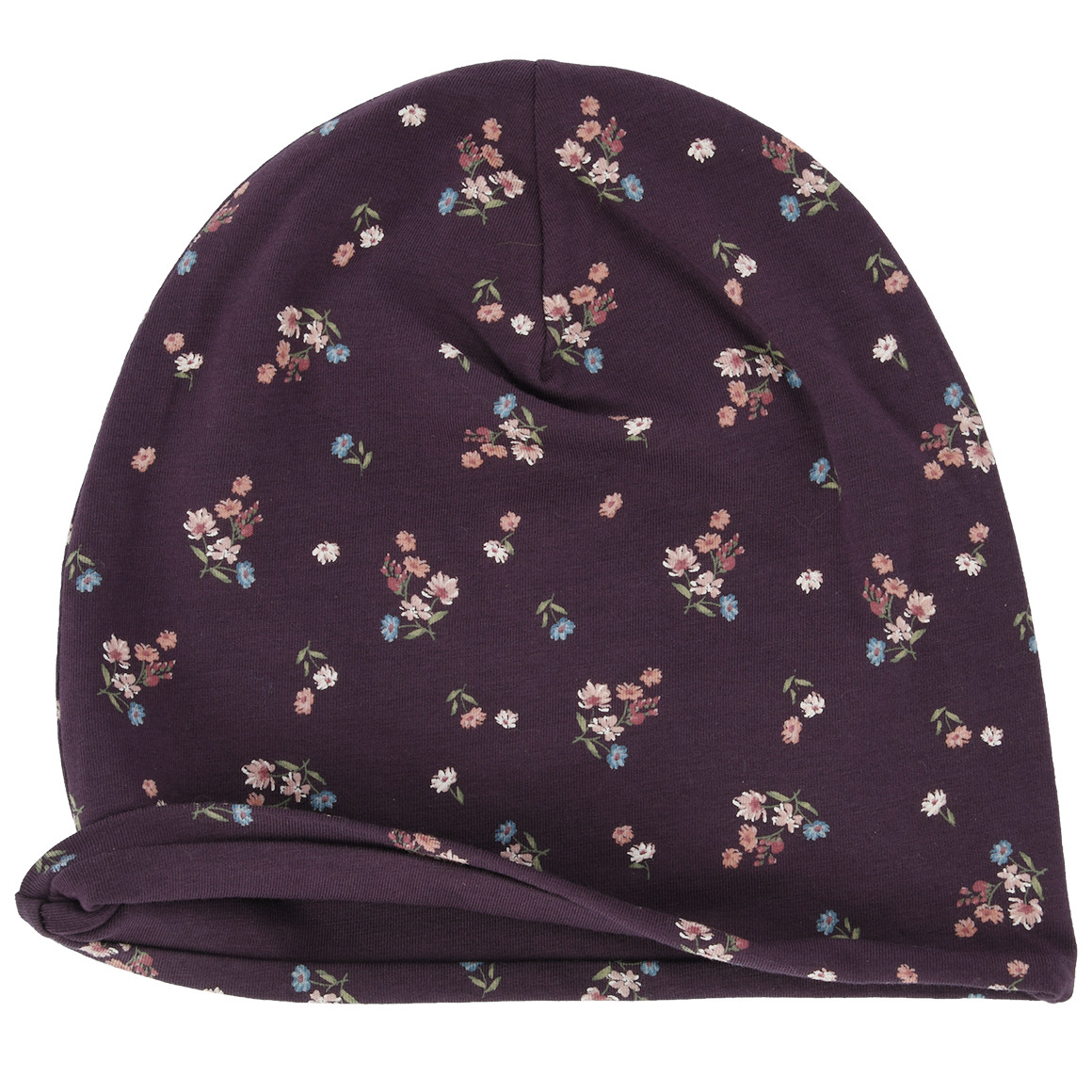 Mädchen Mütze mit Blümchen-Allover