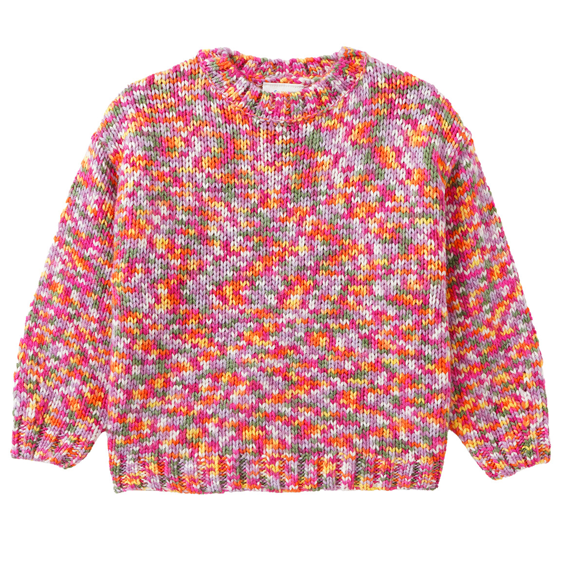 Mädchen Strickpullover in bunten Farben