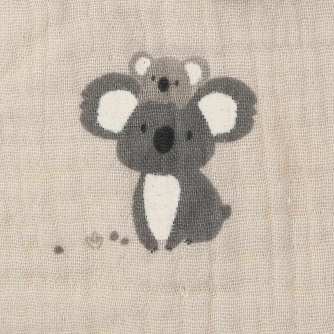Musselin-Decke mit Teddyfleece