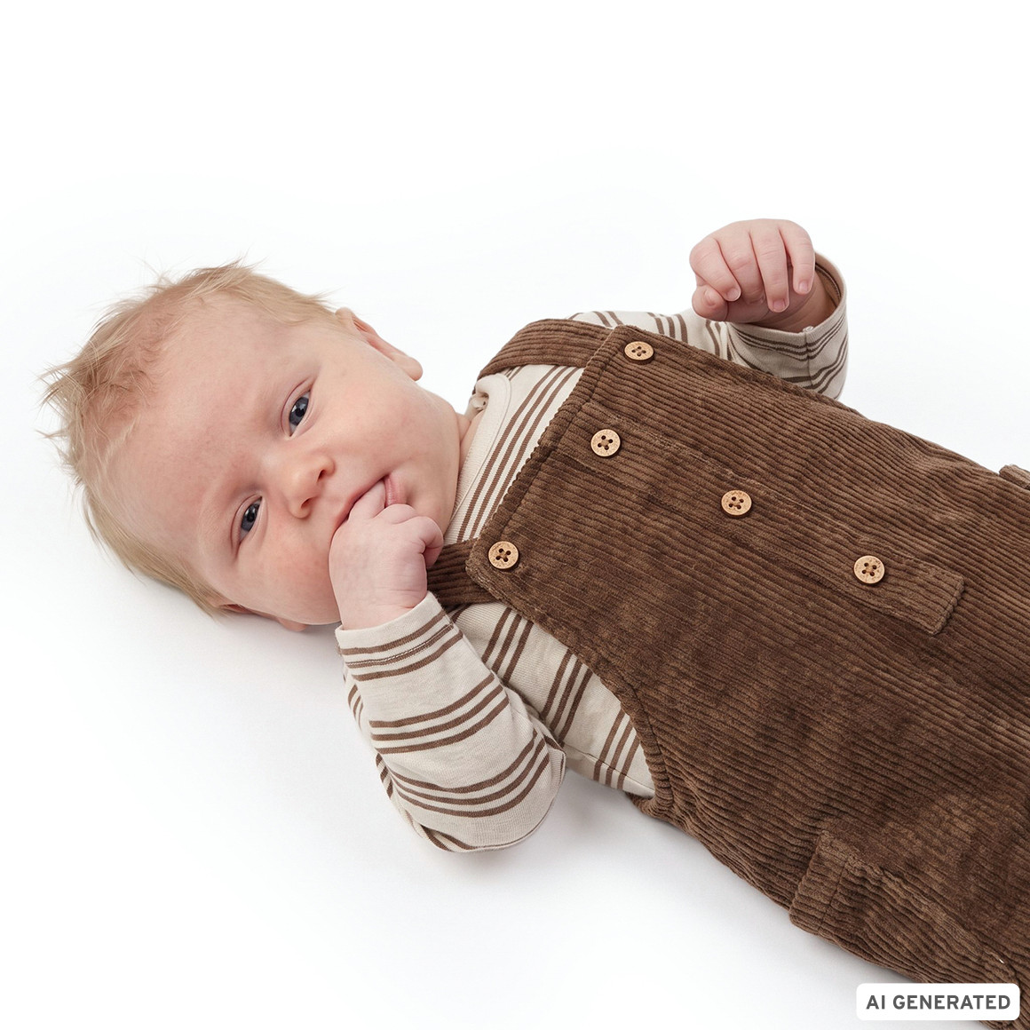 Newborn Set mit Shirt und Latzhose